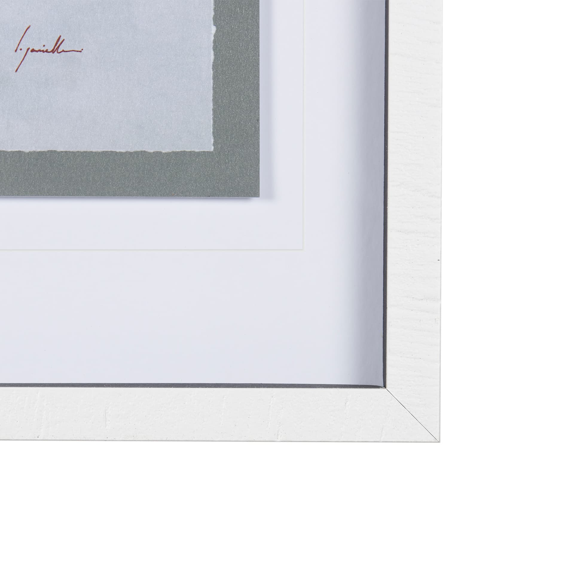 Autumn Branches II by Mercana Studio a Hand Embellished Textured Framed Art Print Matted under Glass — product photograph
