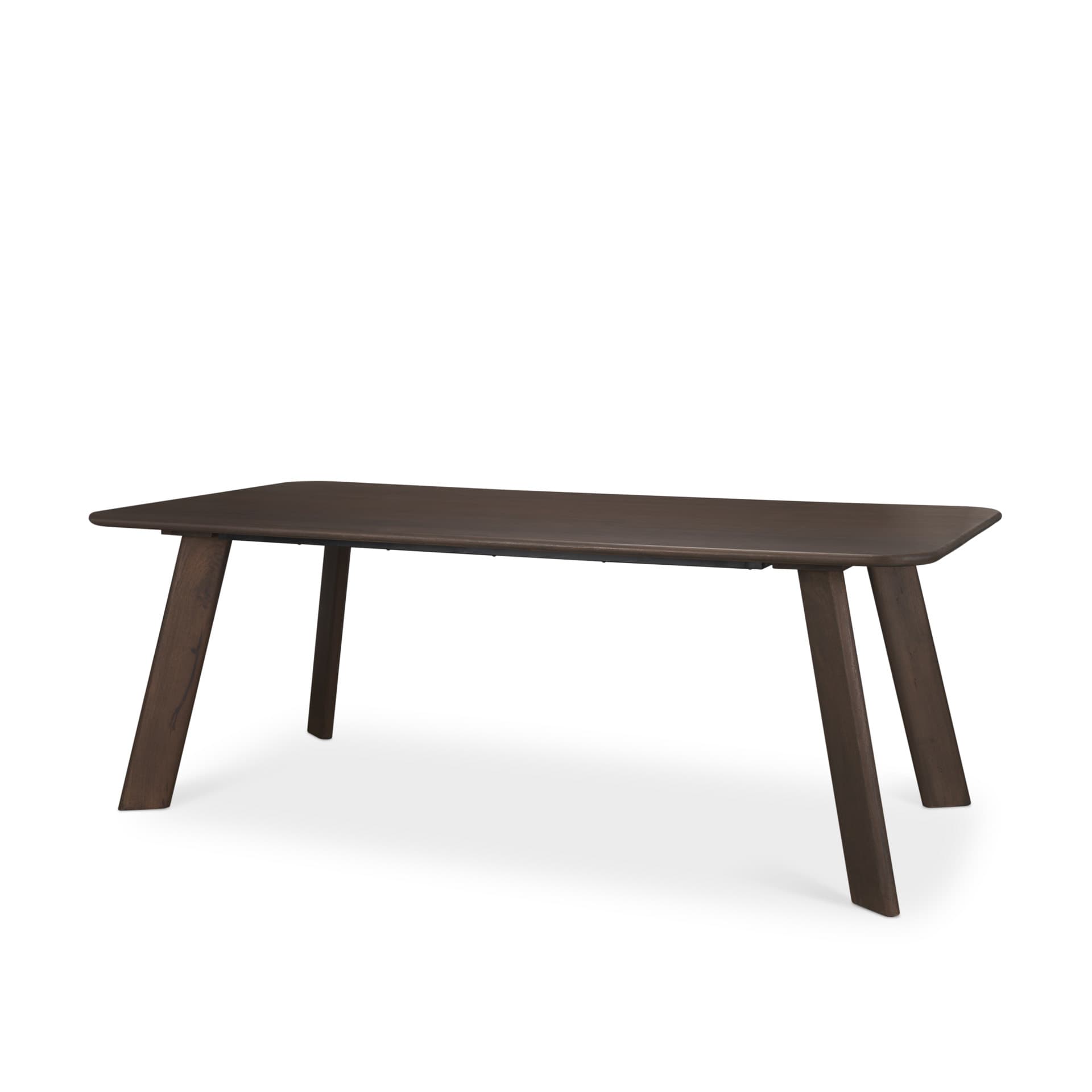 Welborn 84"L x 42"W Rectangular Dining Table | Modern | Dark Brown Wood | Seats 8 — product photograph
