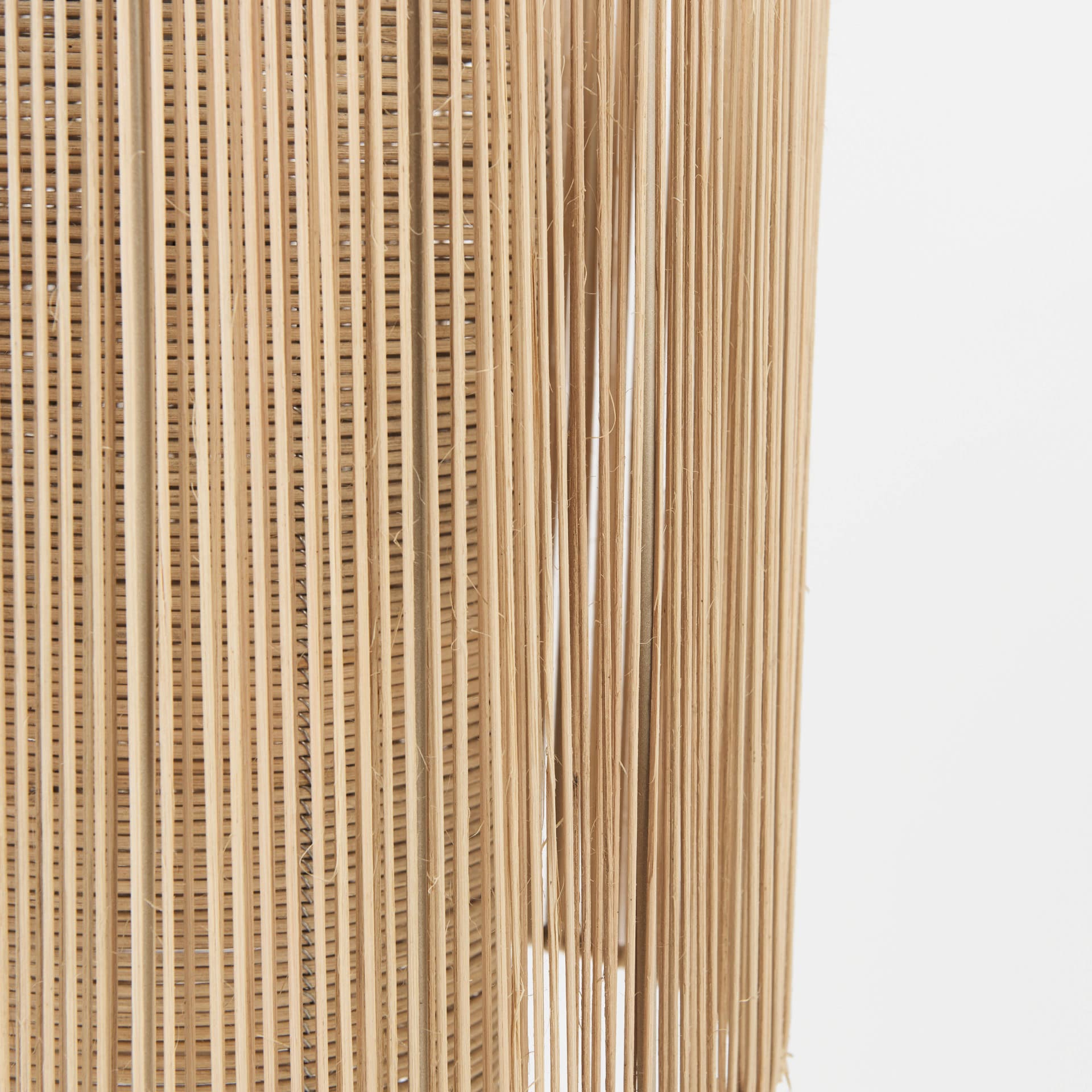 Aviario 14.2 L x 14.2 W x 14.2 H Natural Cane Cylindrical Pendant Light — product photograph