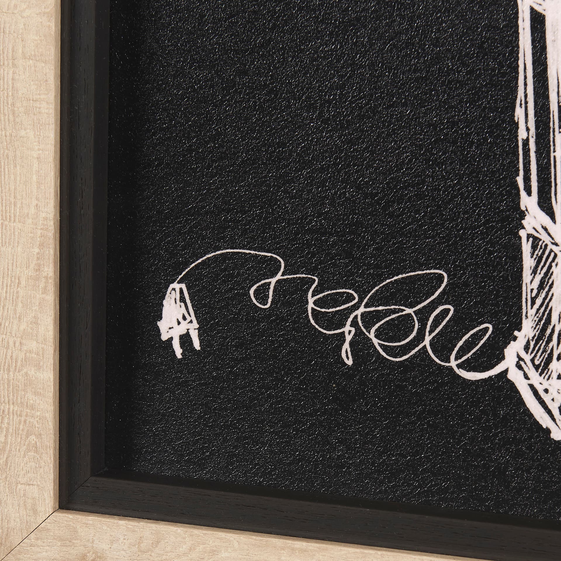 Coffee Maker Study by Mercana Studio a Hand Embellished Textured Framed Art Print Matted under Glass — product photograph
