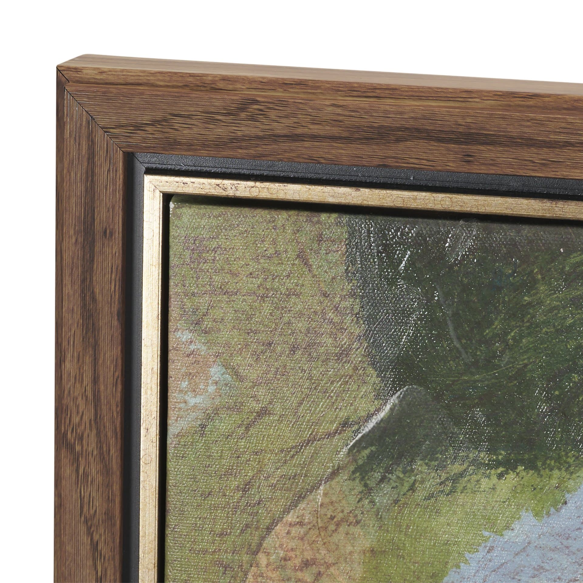 Landscape Tapestry I by Mercana Studio Hand-Embellished Textured Framed Canvas Artwork — product photograph