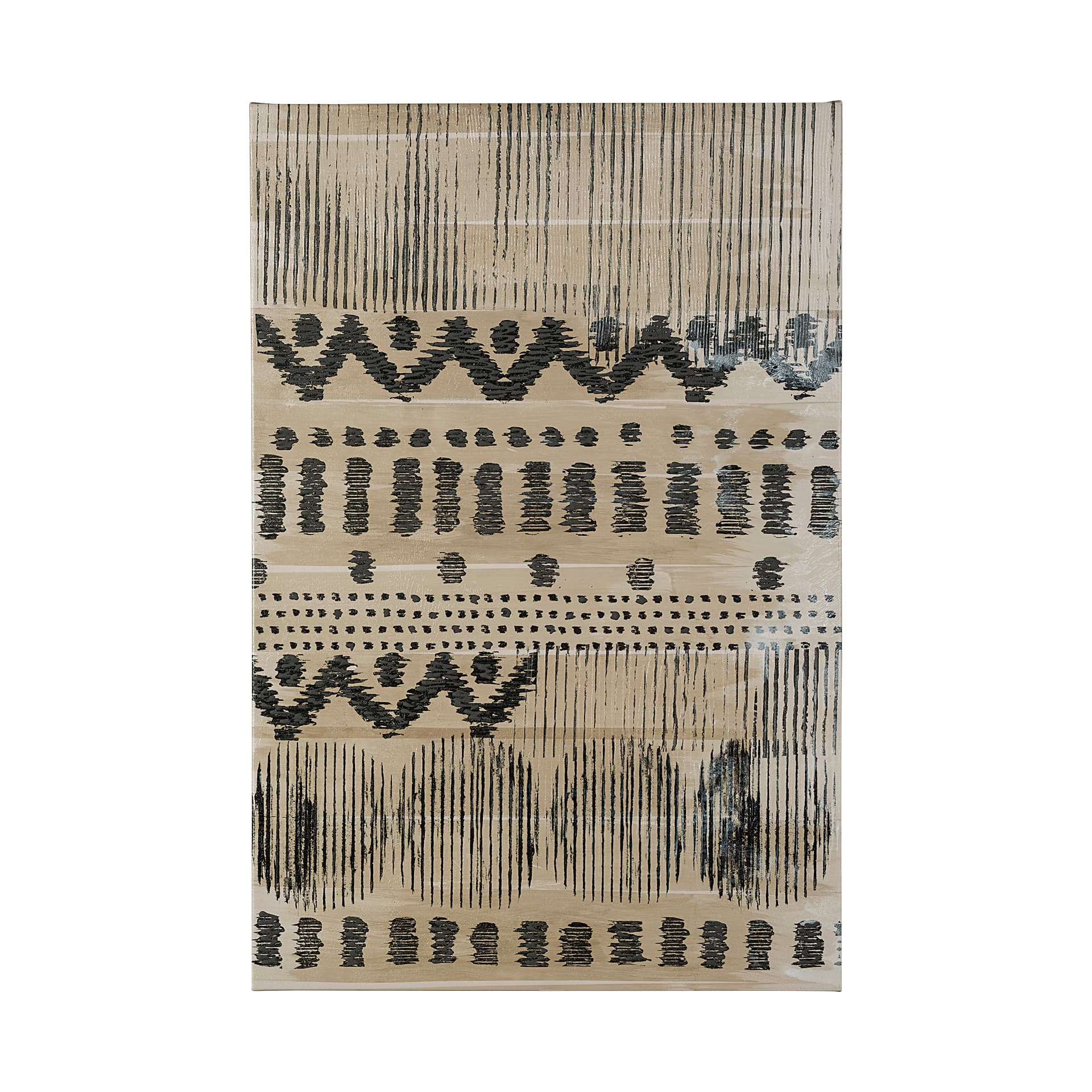 Wool and Silk II by Tom Reeves a Hand Embellished Textured Canvas — product photograph