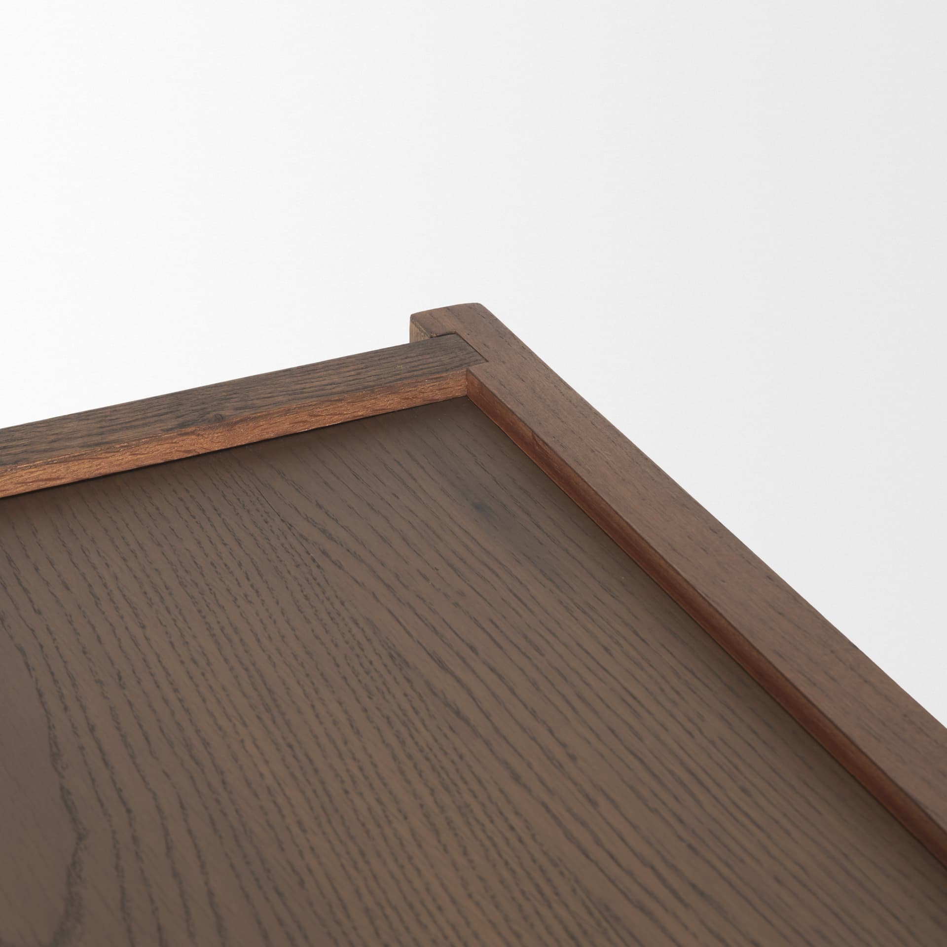 Laraya Dark Brown Wood Arched Console Table — product photograph