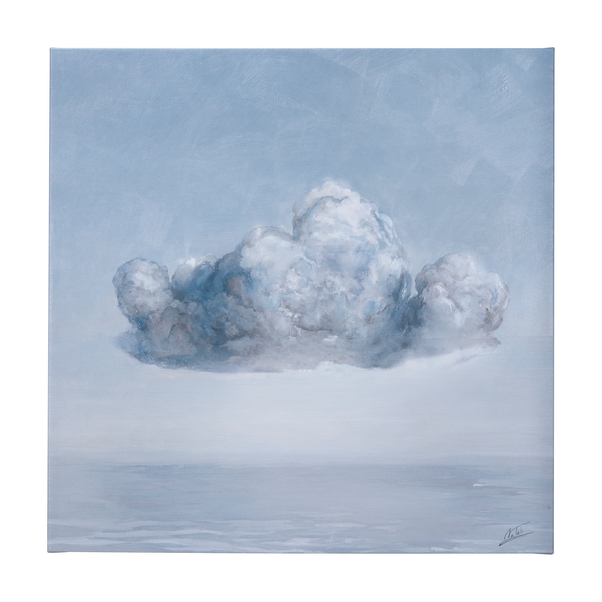 Day Cloud I by Mercana Studio a Hand Embellished Textured Canvas — product photograph