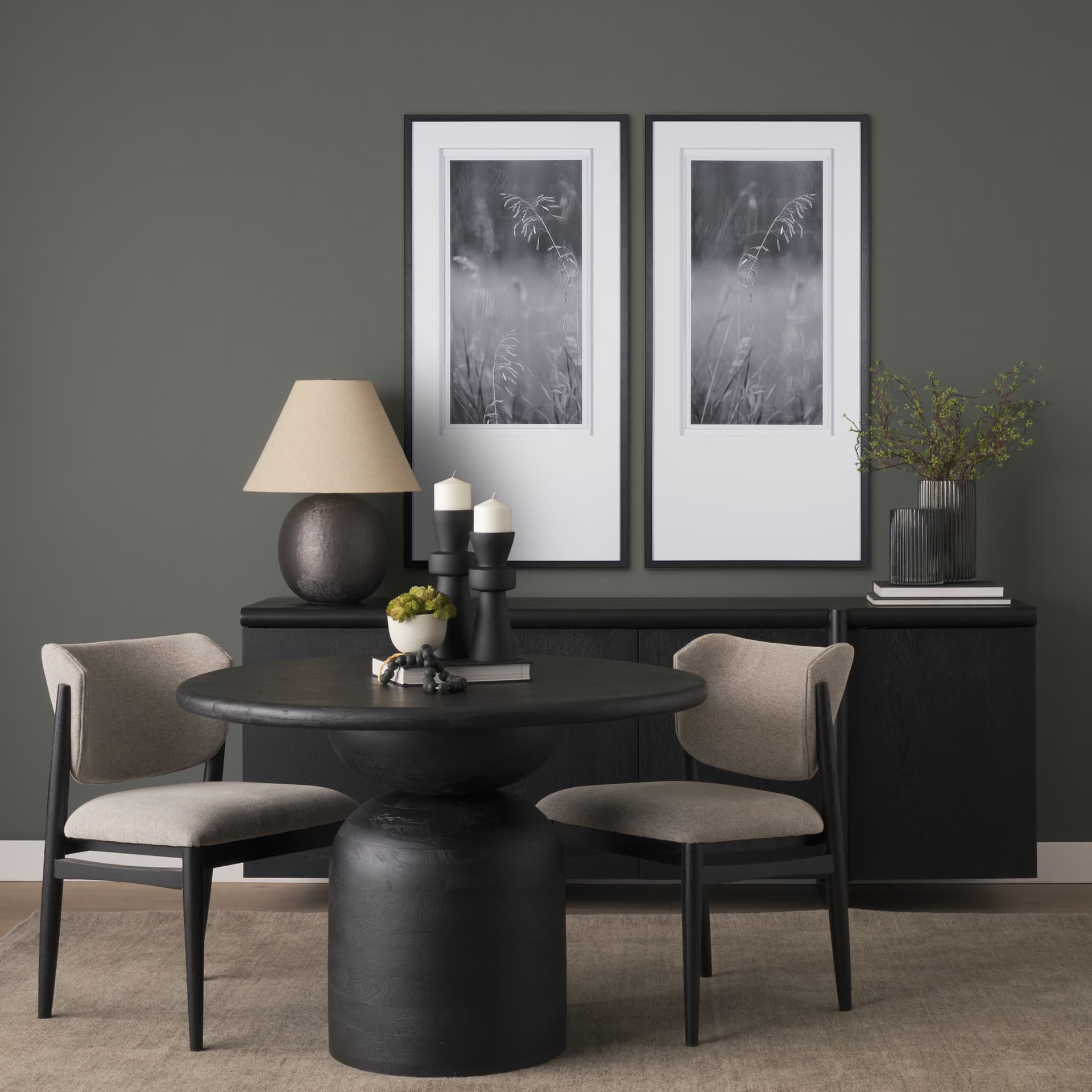 Summer Light I by Mercana Studio a Hand Embellished Textured Framed Photo Art Print Matted under Gl — in a styled room