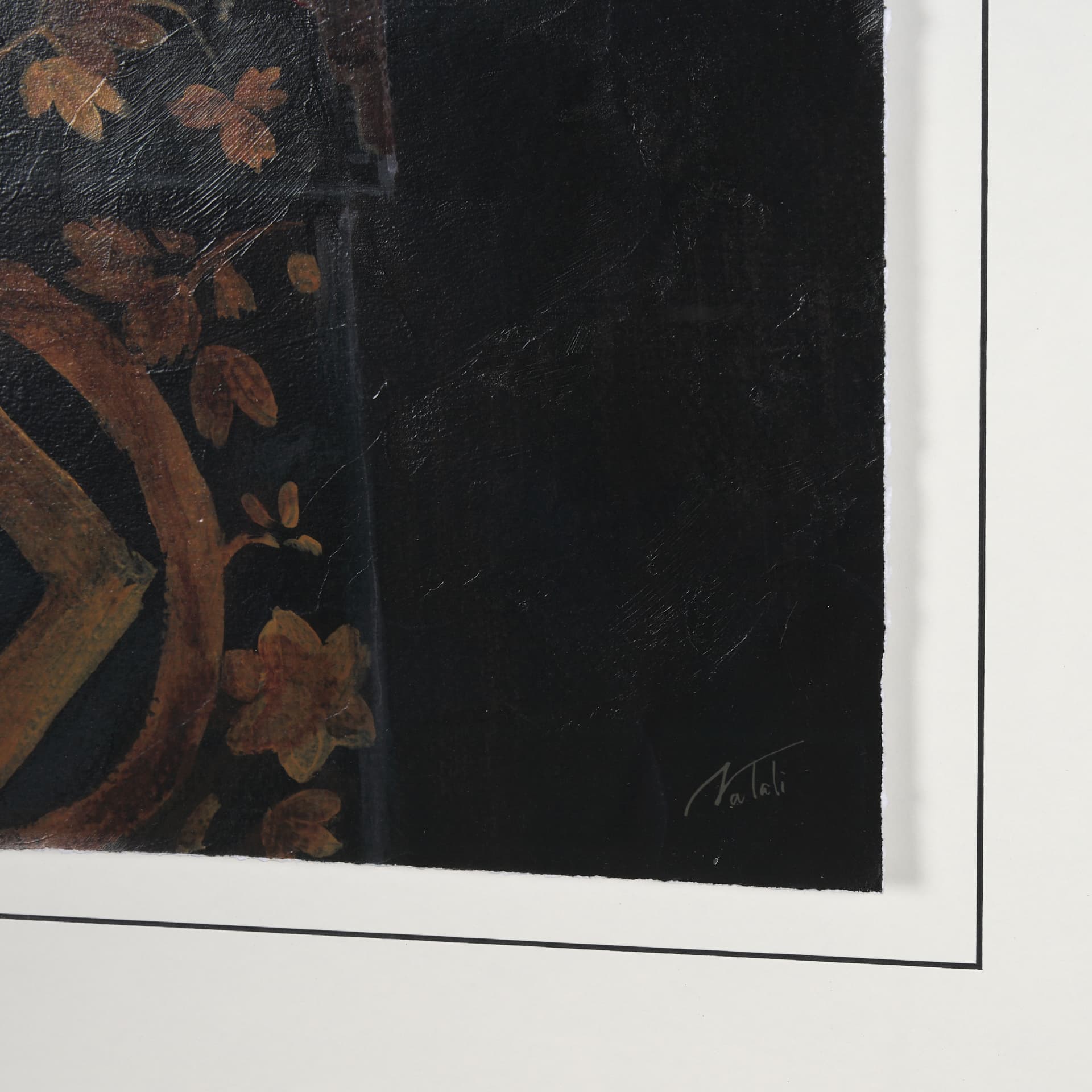 Graceful Poise I (House Finch) by Mercana Studio a Hand Embellished Framed Art Print Matted under Gl — product photograph