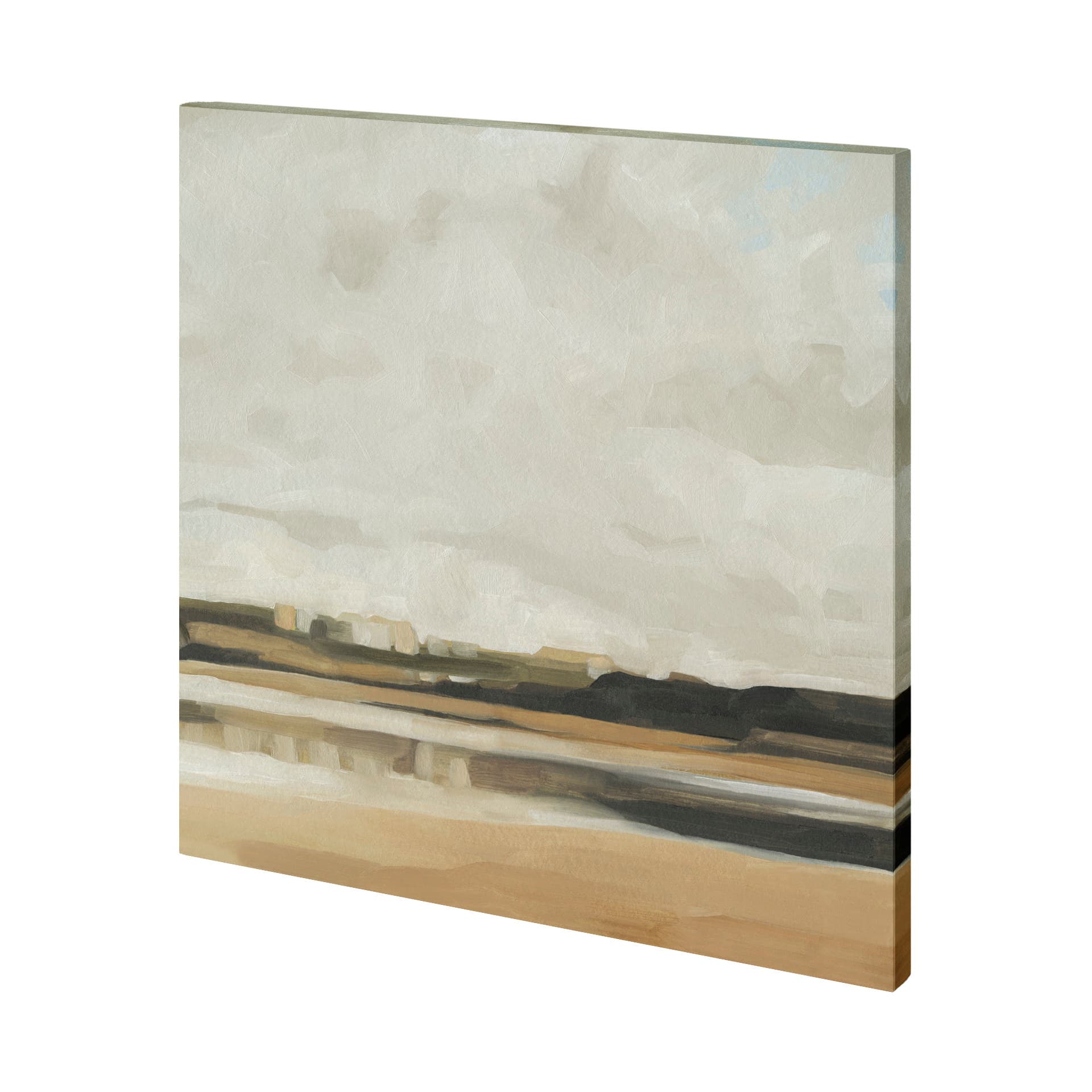 Wattwanderung II by Emma Scarvey a Hand Embellished Textured Canvas — product photograph