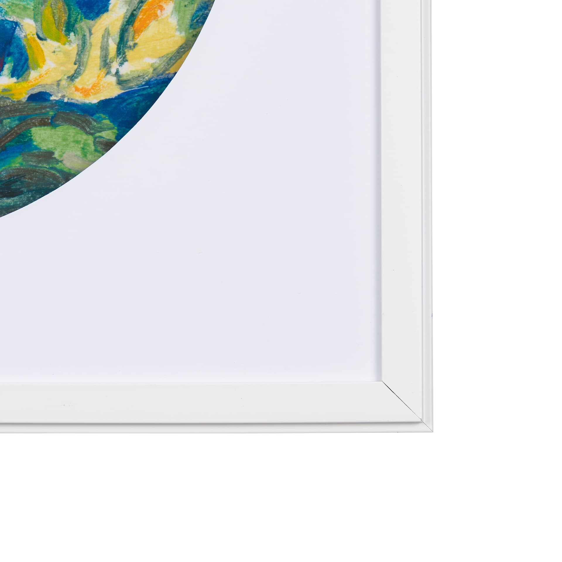 Numbers IV by Mercana Studio a Hand Embellished Textured Framed Art Print Matted under Glass — product photograph