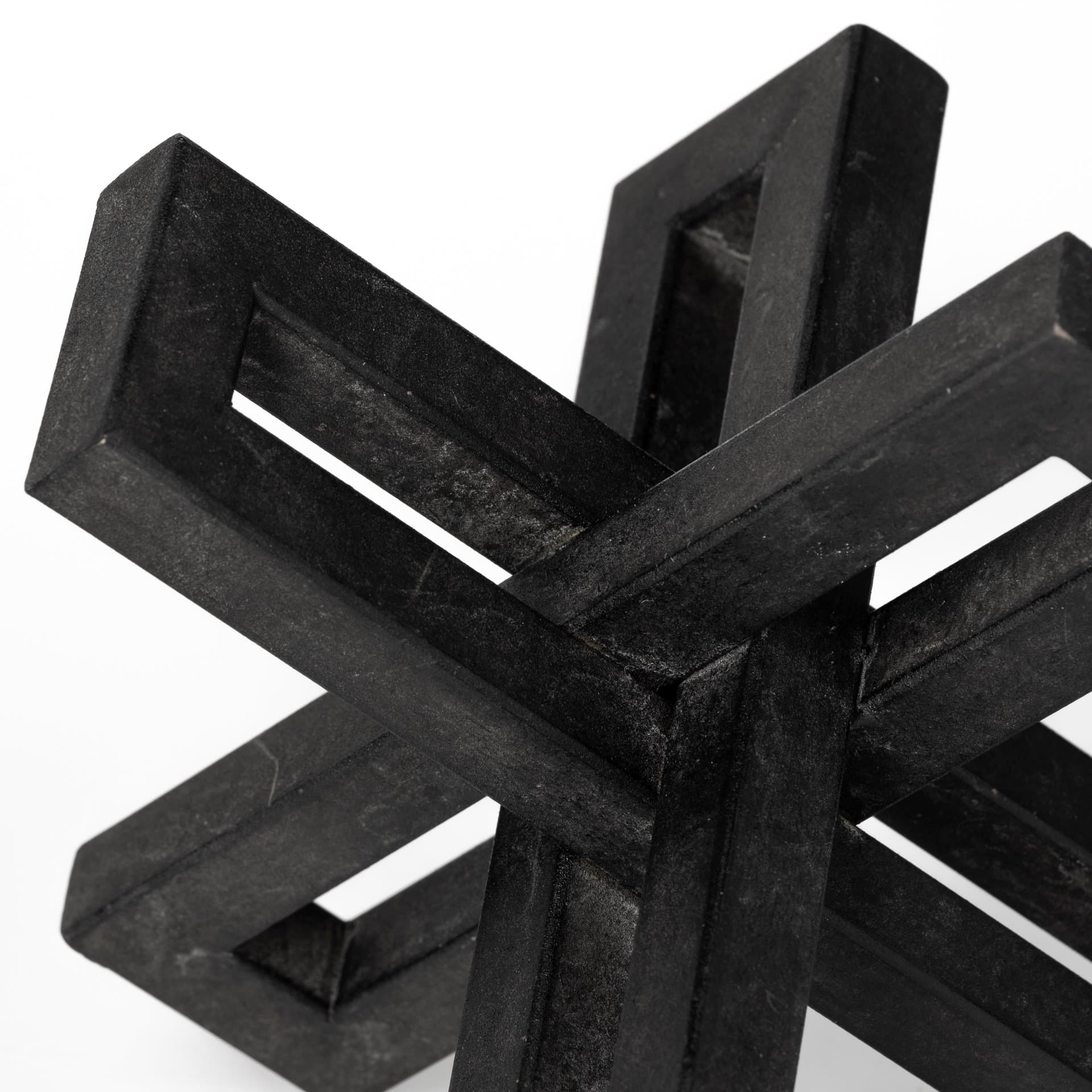 Aleph (Set of 3) Black Metal Small Medium & Large Jacks — product photograph