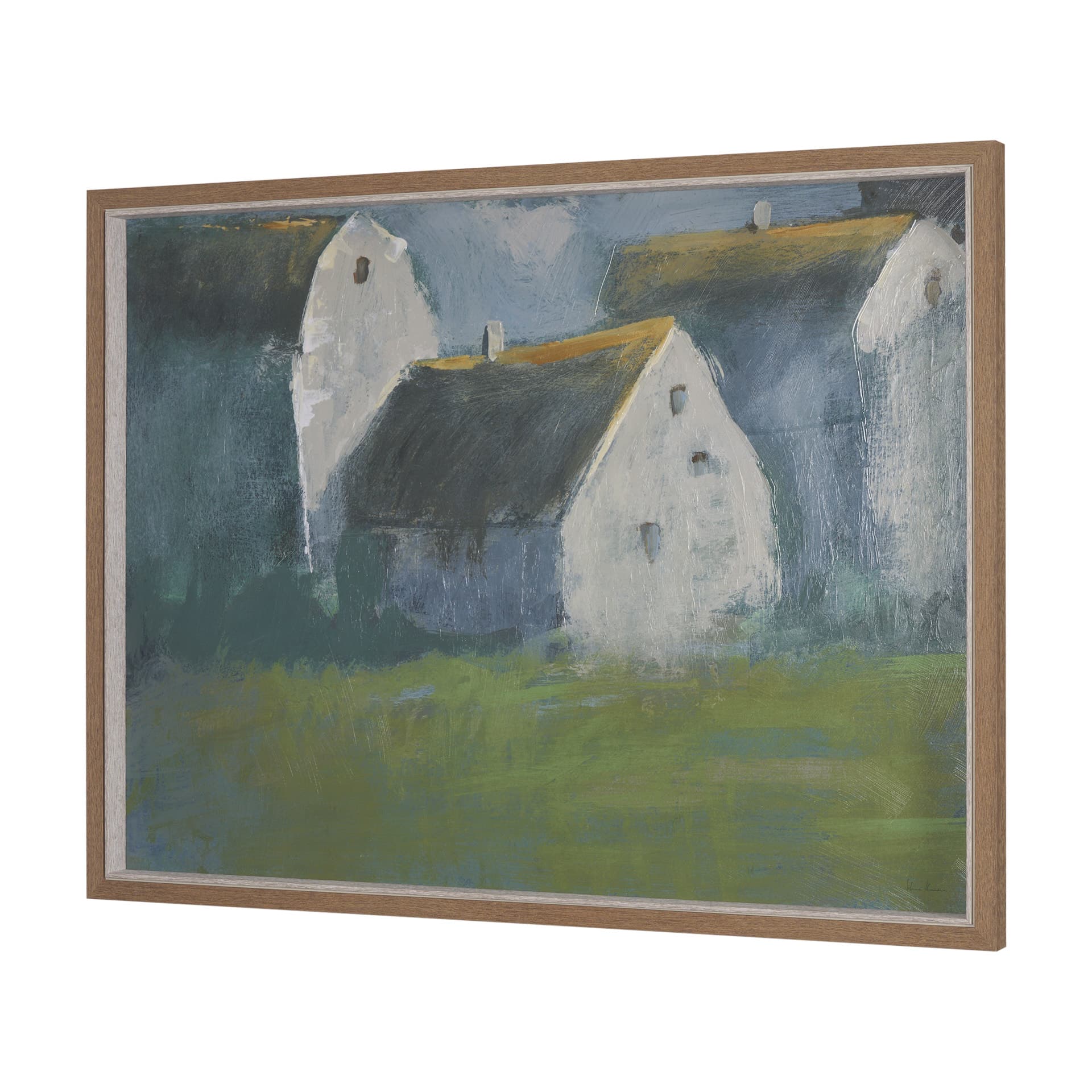 Structured View III by Mercana Studio a Hand Embellished Framed Art Print — product photograph