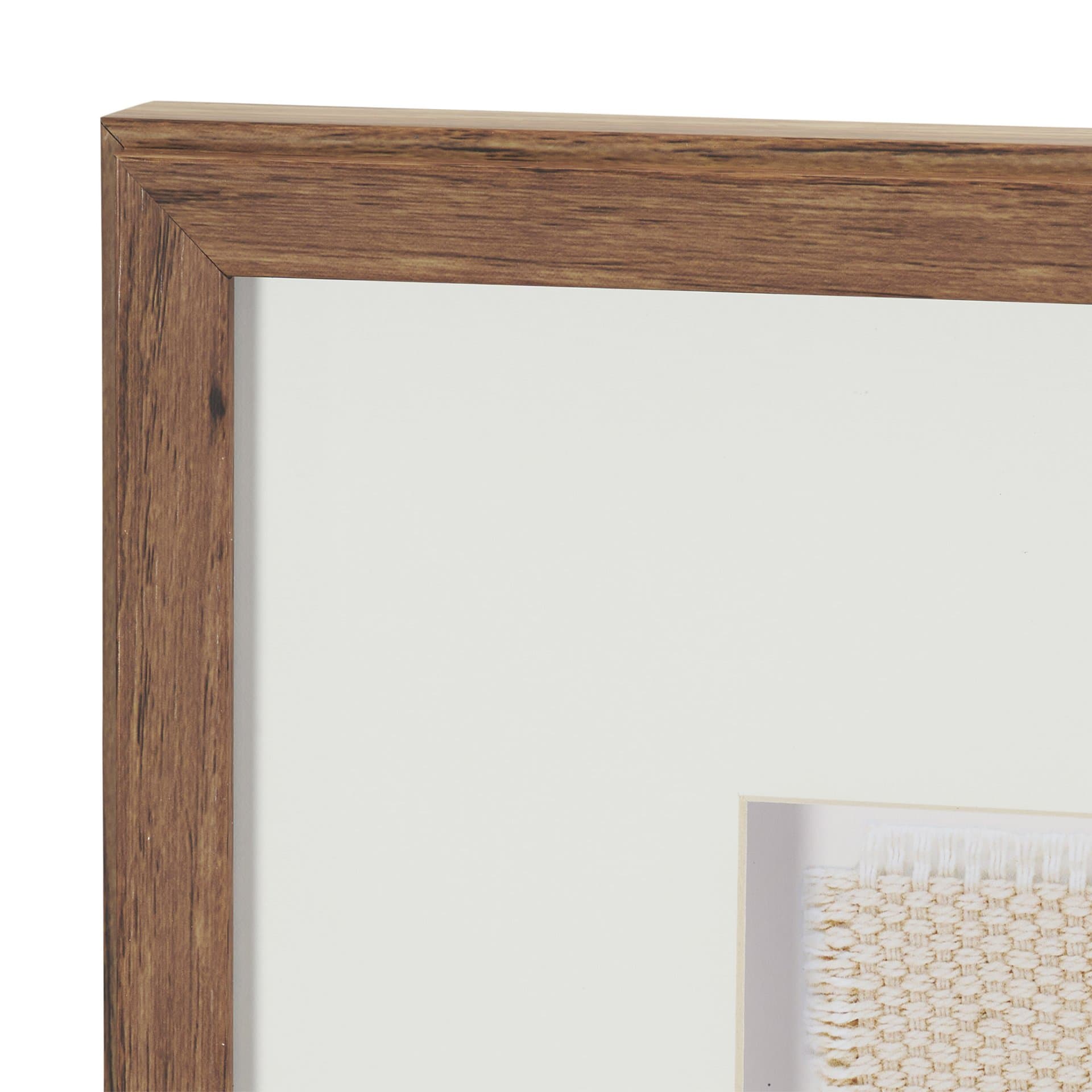 Papua Necklace I by Mercana Studio Hand-Embellished Textured Framed Artwork Matted under Glass — product photograph