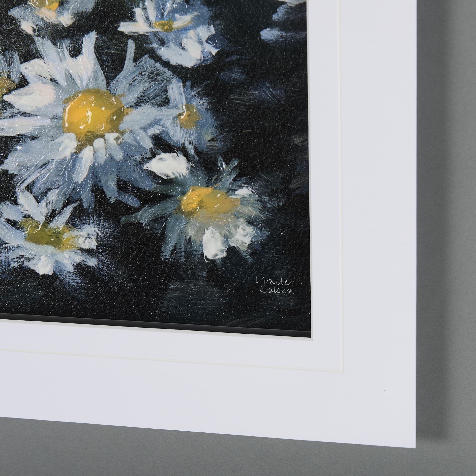 Sunrise Valley II by Mercana Studio a Hand Embellished Textured Framed Art Print Matted under Glass — product photograph