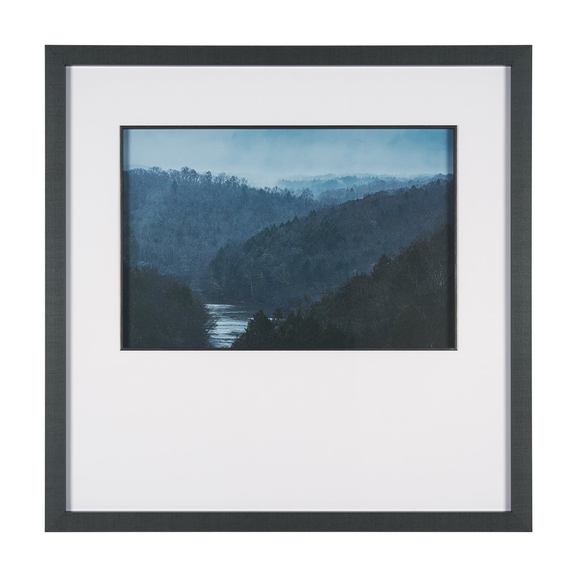 Stormy Morning by Dimitry Papkov Hand Embelished Textured Framed Art Print Matted under Glass — product photograph