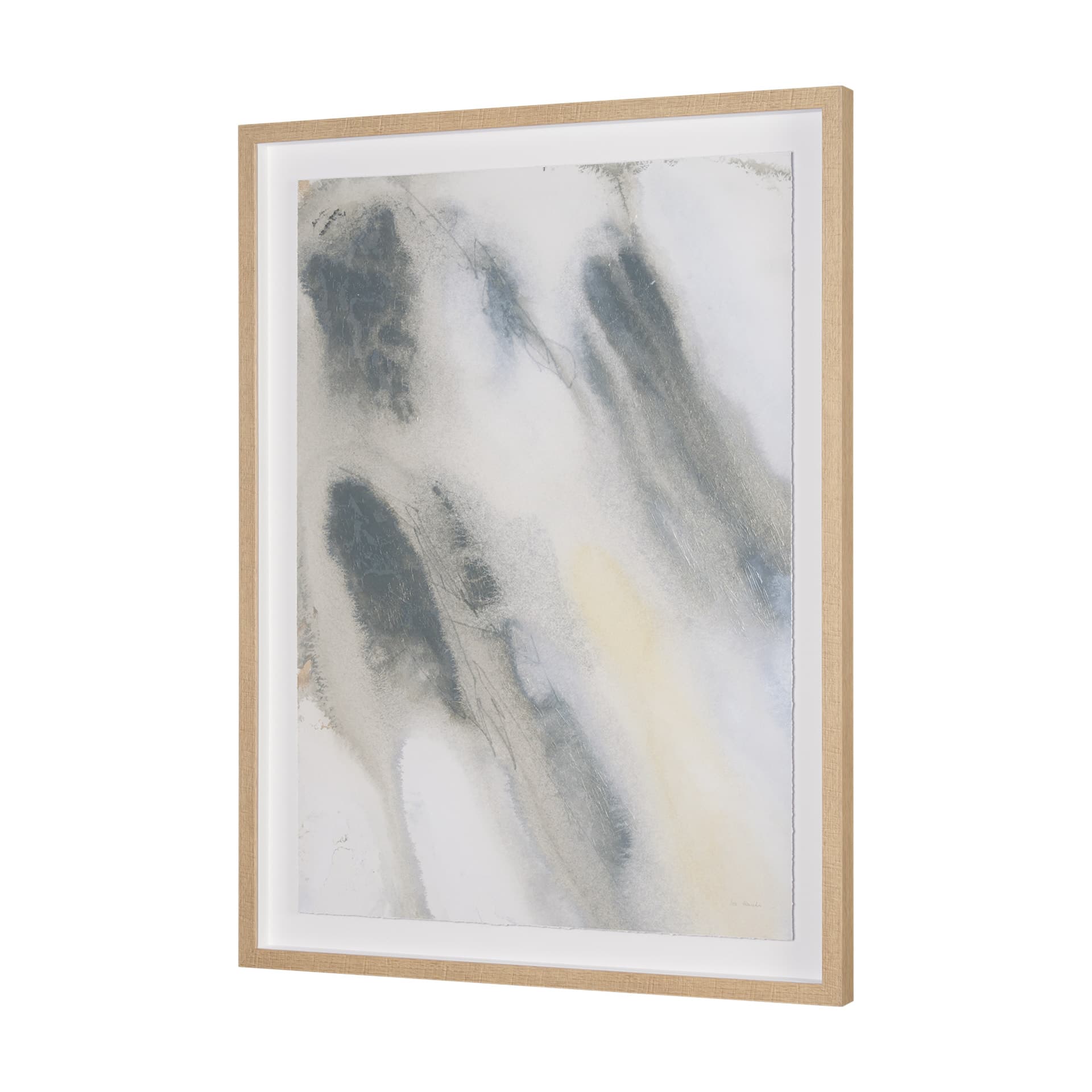 Retreating Tide I by Ira Havuka a Hand Embellished Framed Art Print Matted under Glass — product photograph