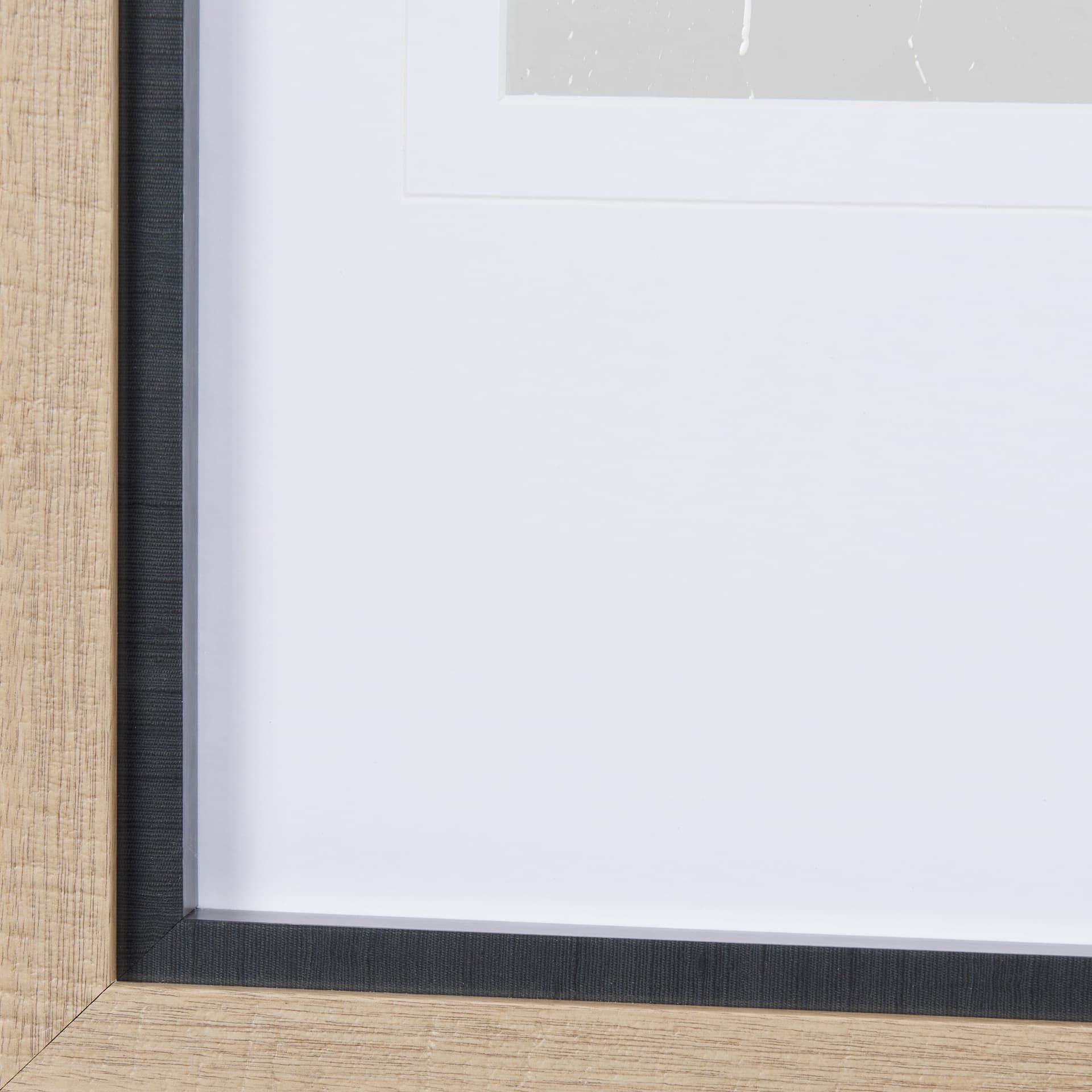 Grey Sky I by Mercana Studio a Hand Embellished Textured Framed Art Print Matted under Glass — product photograph