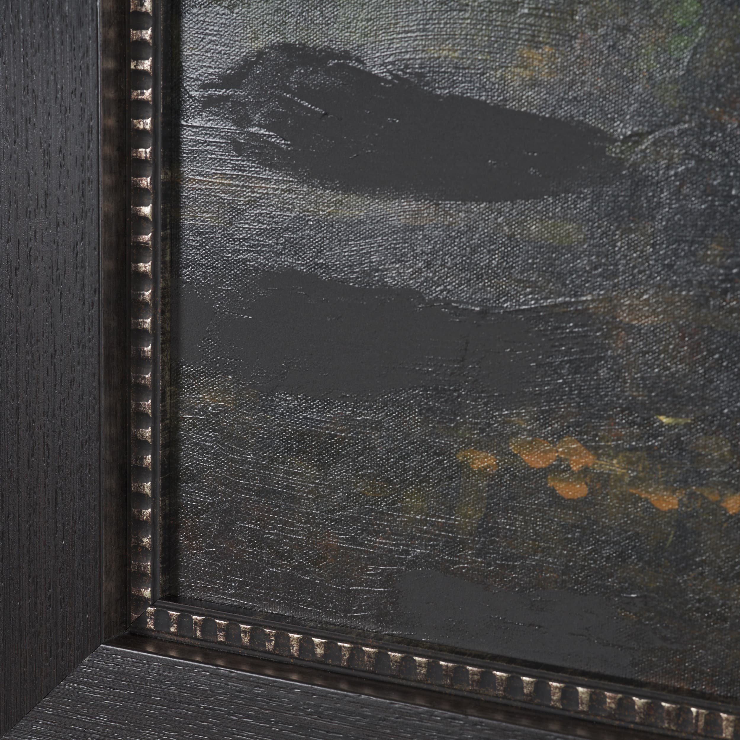 Landscape with Ducks by Charles-Francois Daubigny Textured Framed Artwork Matted — product photograph