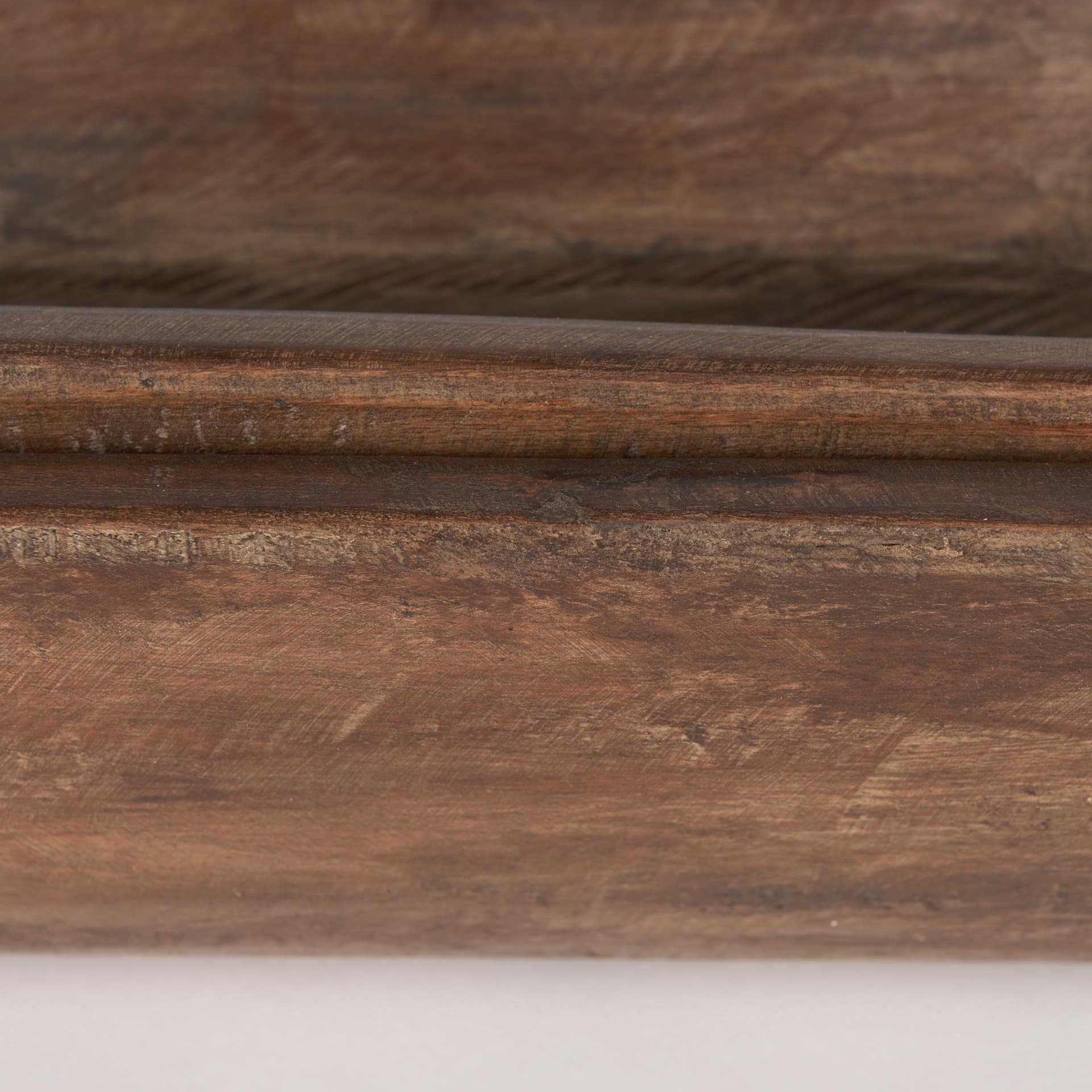 Athena Set of 2 Extra Large Medium Brown Reclaimed Wood Trays — product photograph