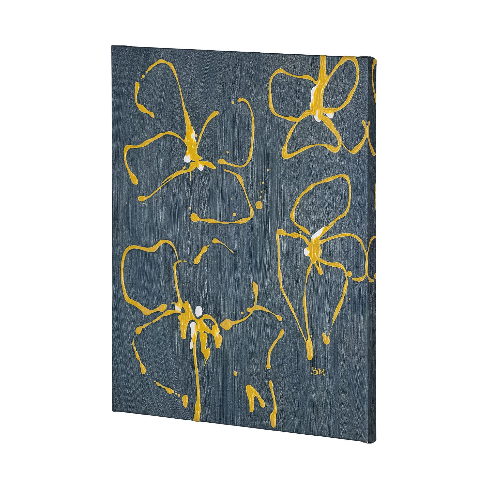 Blossom II by Mercana Studio a Hand Embellished Textured Canvas — product photograph