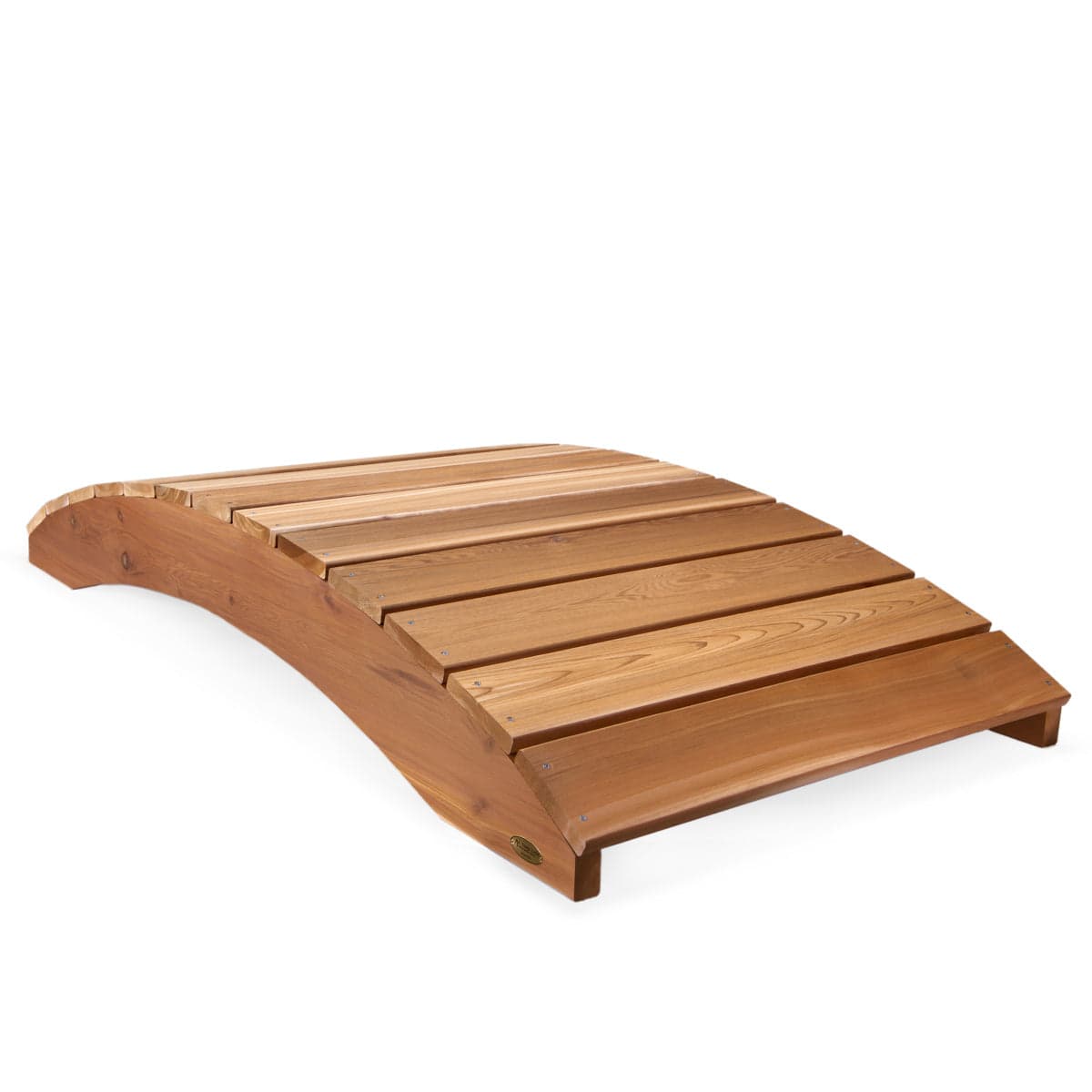 6-Ft Cedar Garden Bridge — product photograph