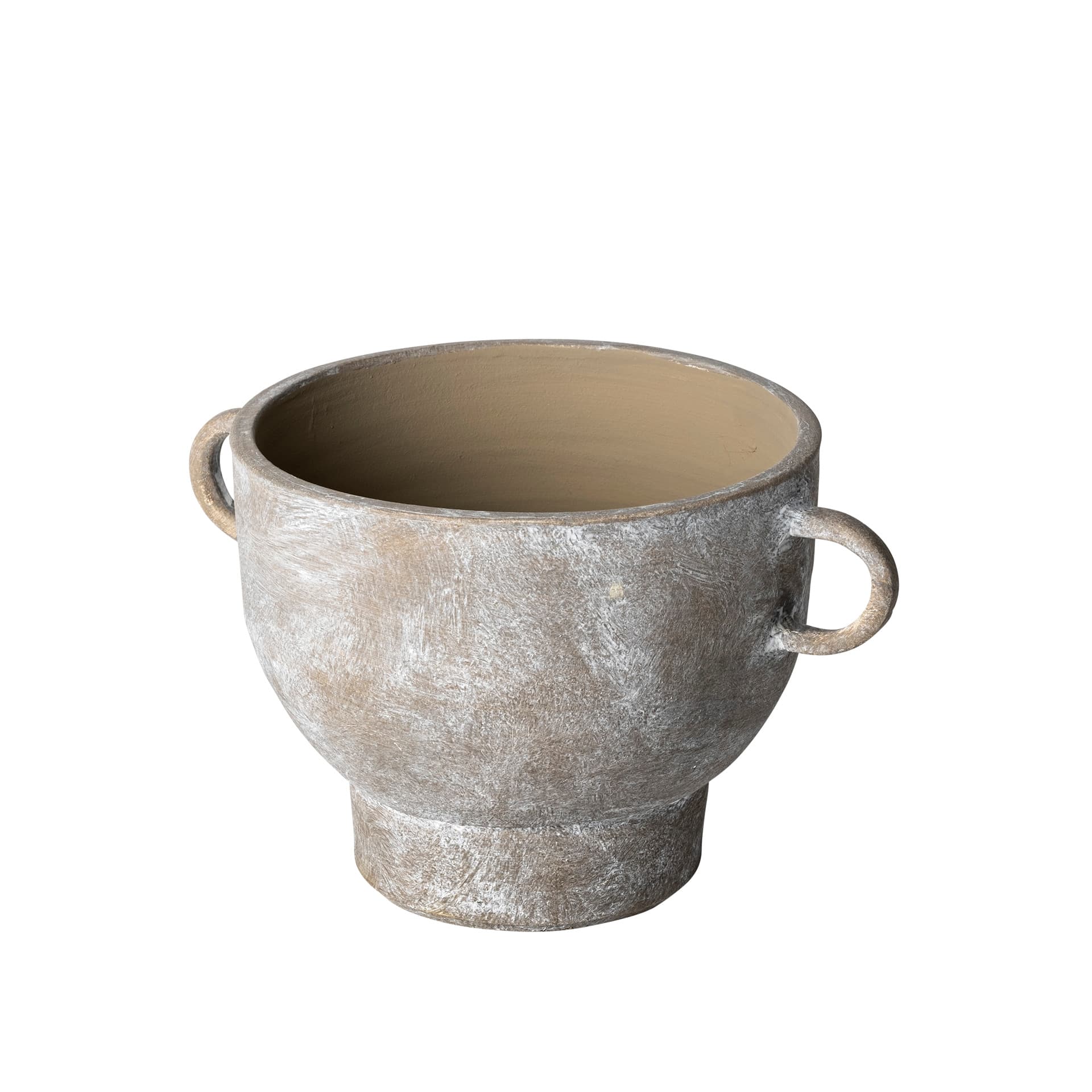 Deya Small Rustic Brown Ceramic Vase — product photograph