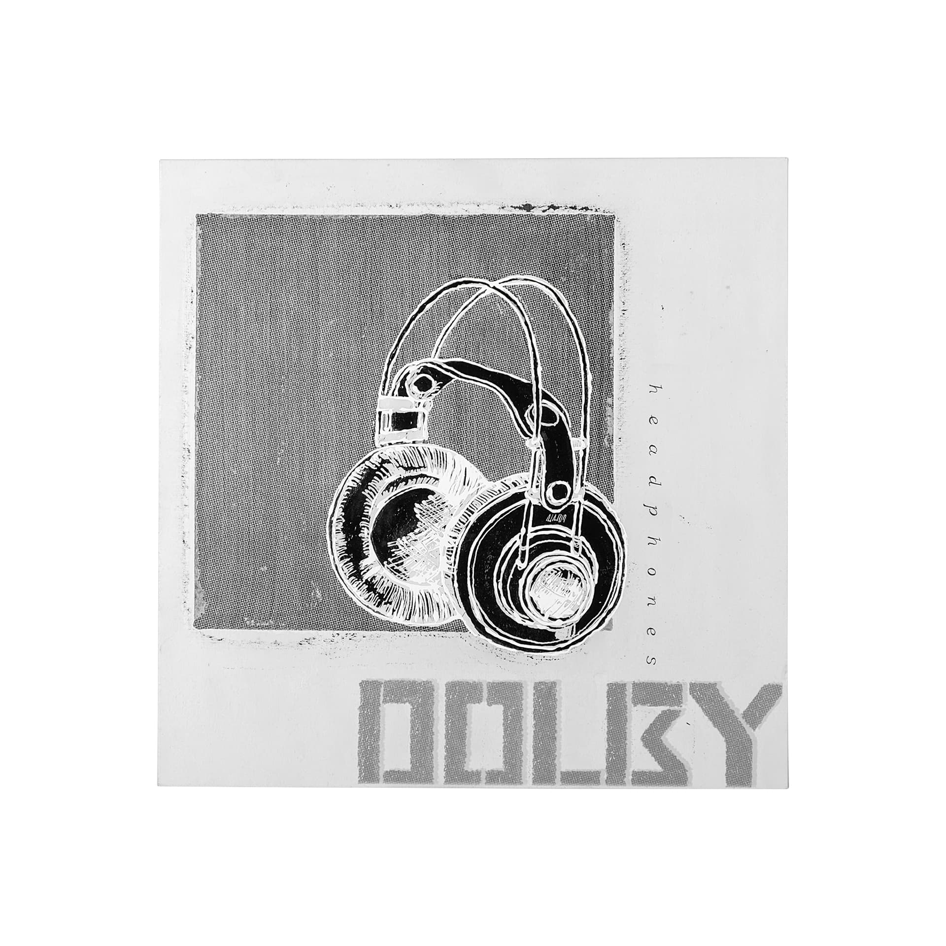 Retro Tone I by Alarm a Hand Embellished Textured Canvas — product photograph
