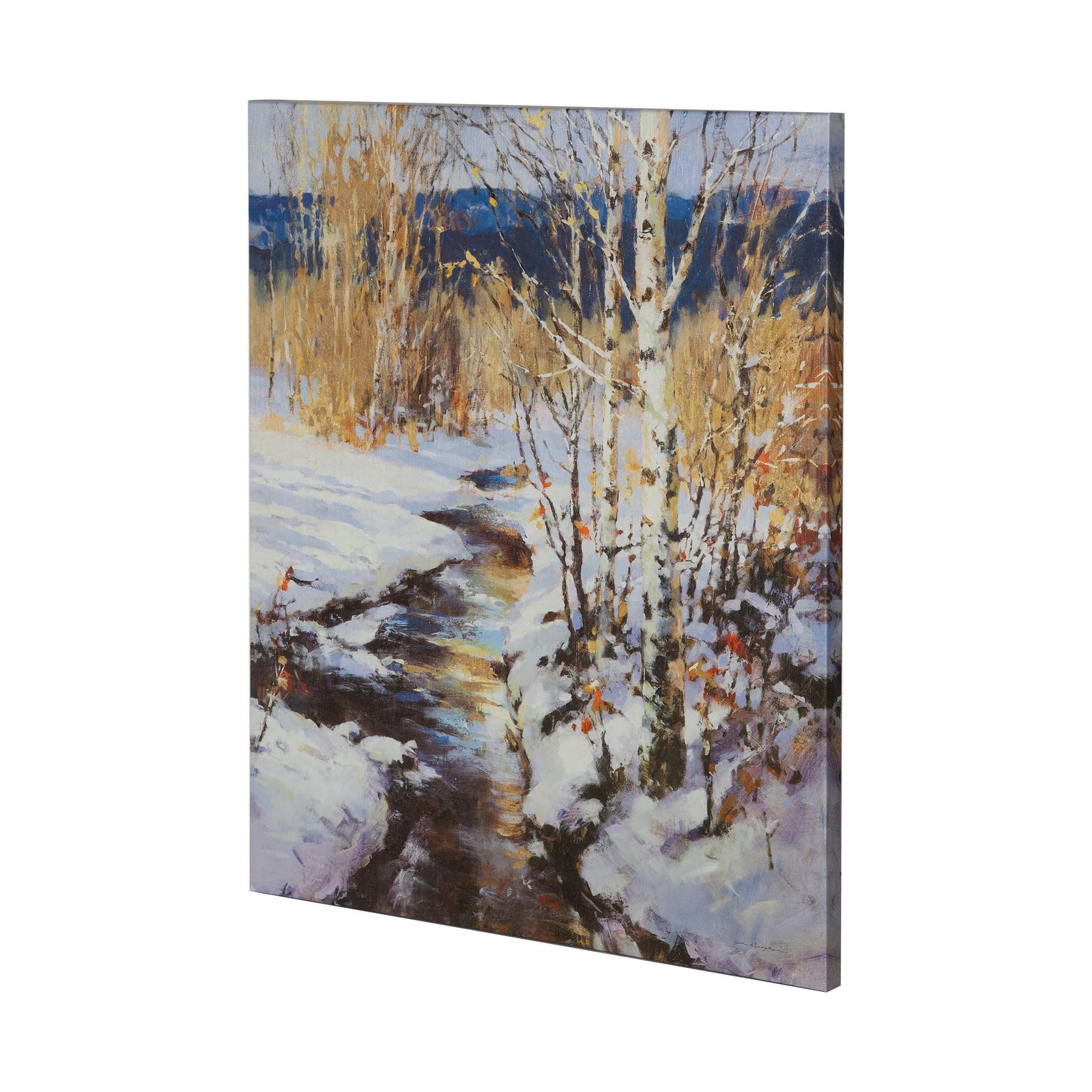 Back Country by Brent Heighton a Hand Embellished Textured Canvas — product photograph