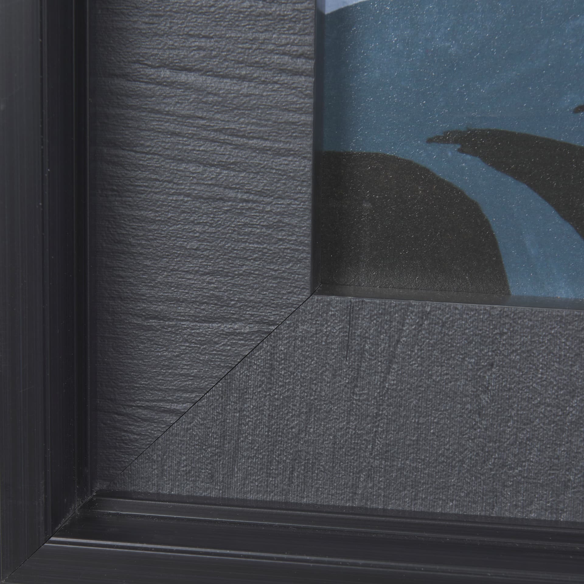 Sea bay at night I by Mercana Studio a Hand Embellished Textured Framed Art Print — product photograph