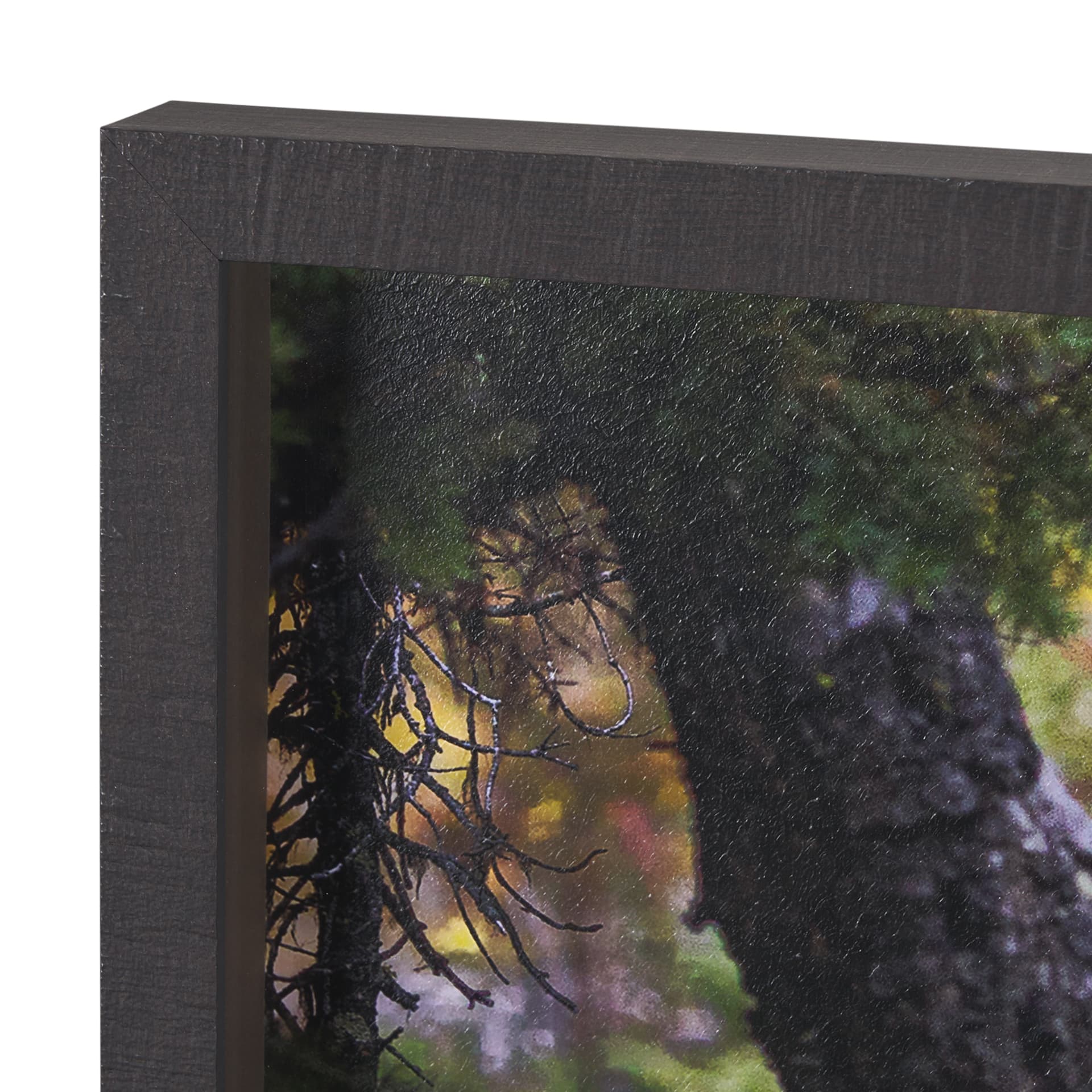 Coming Round the Bend by Gary Blatter Hand Embellished Textured Framed Photo Art Print Matted under — product photograph
