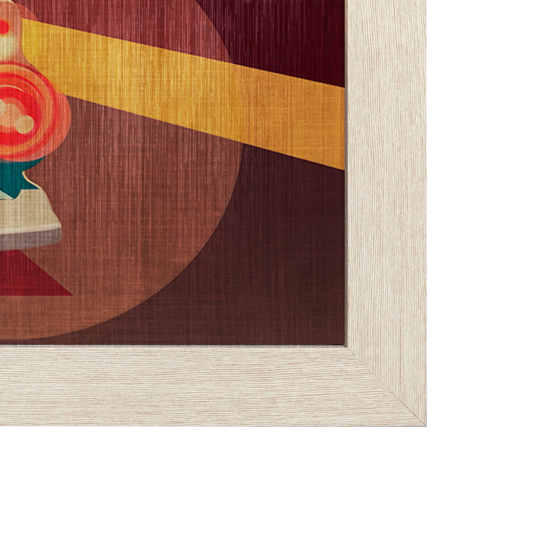 Nevada Go USA (L) by Mercana Studio a Hand Embelished Decograph Framed Art Print — product photograph