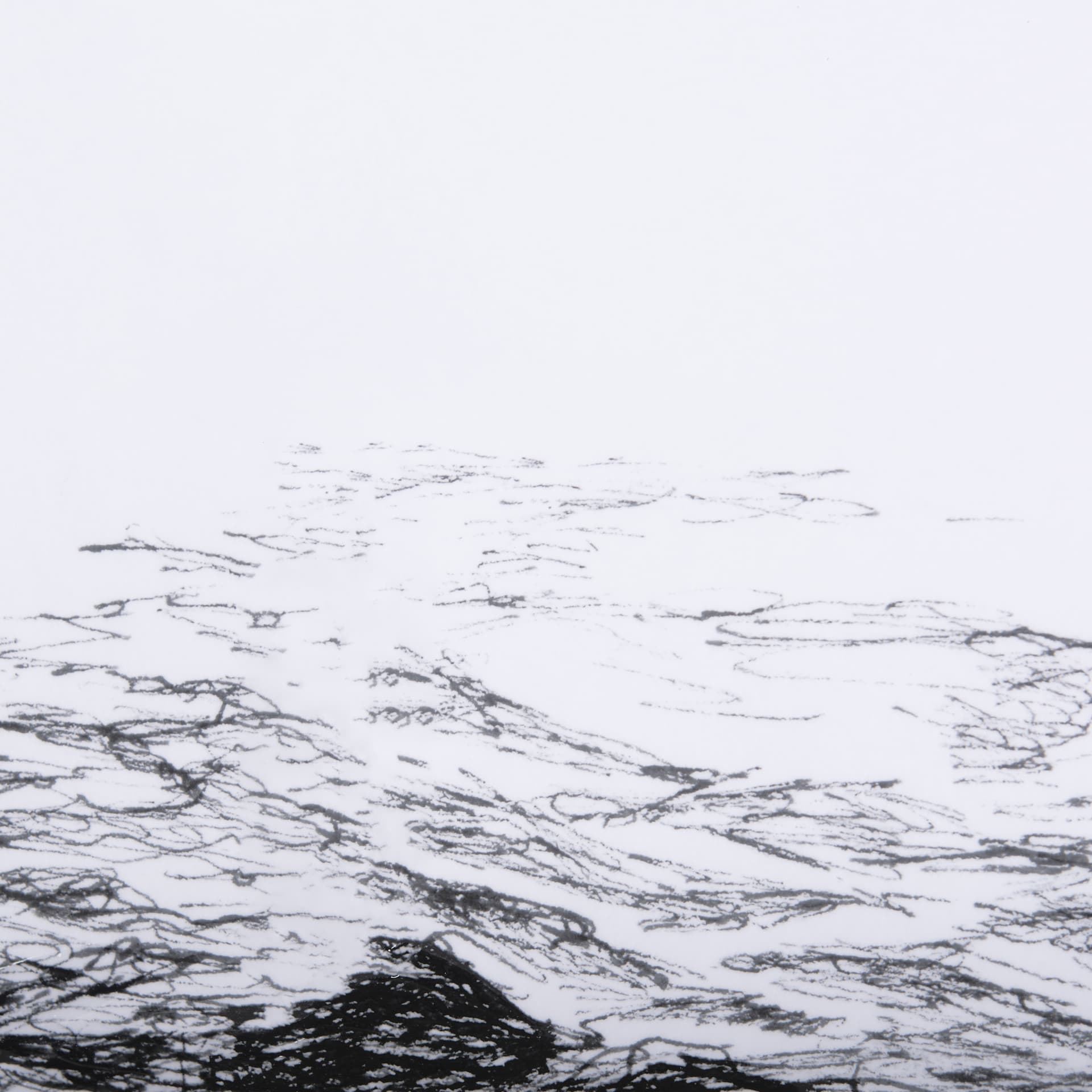 Endless Sea by Mercana Studio a Hand Embellished Textured Framed Art Print Matted under Glass — product photograph