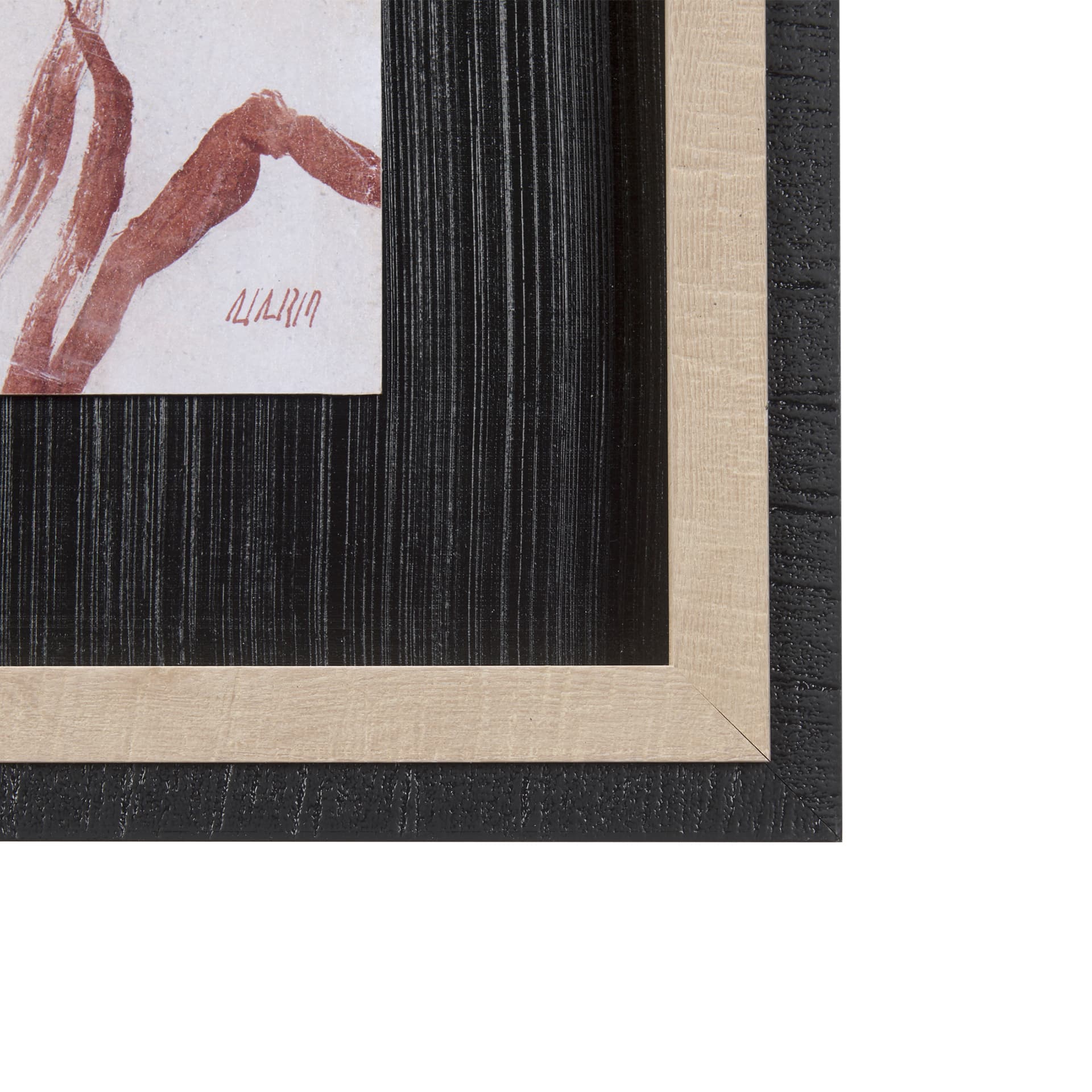 Horse Herd III by Mercana Studio a Hand Embellished Textured Framed Art Print — product photograph