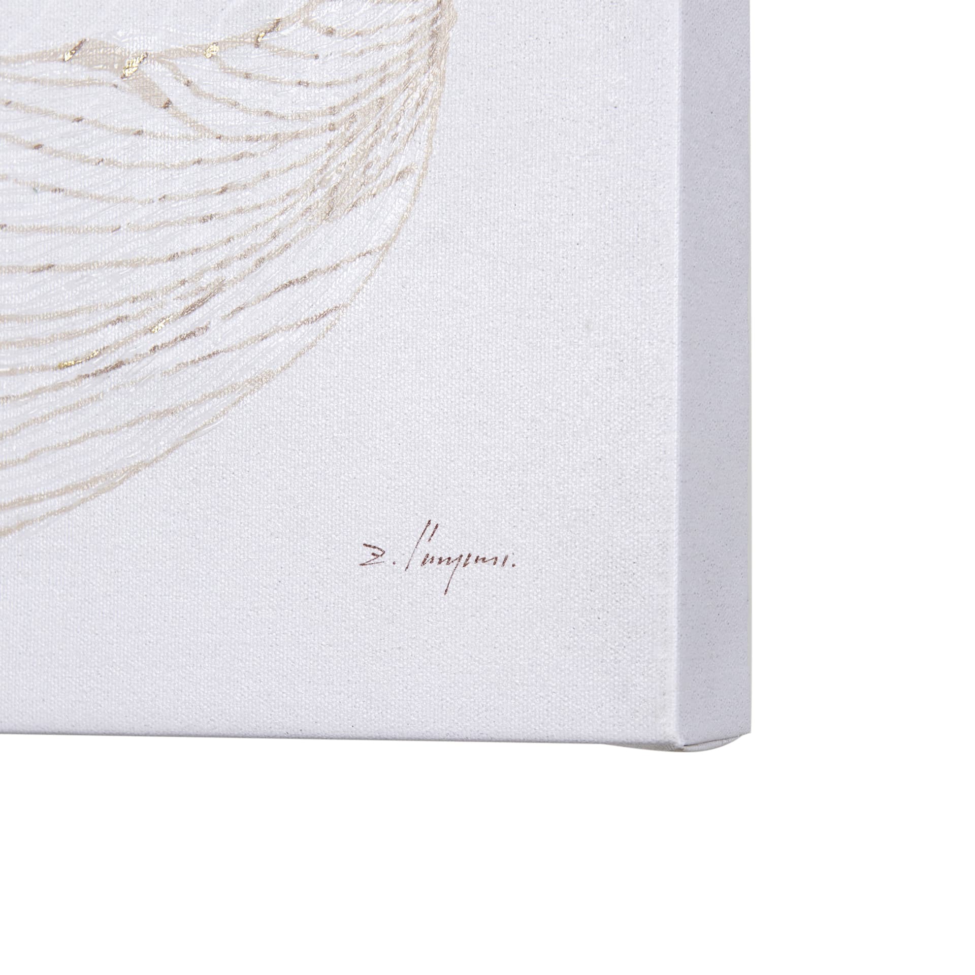 Interplay II by Mercana Studio a Hand Embellished Textured Canvas — product photograph