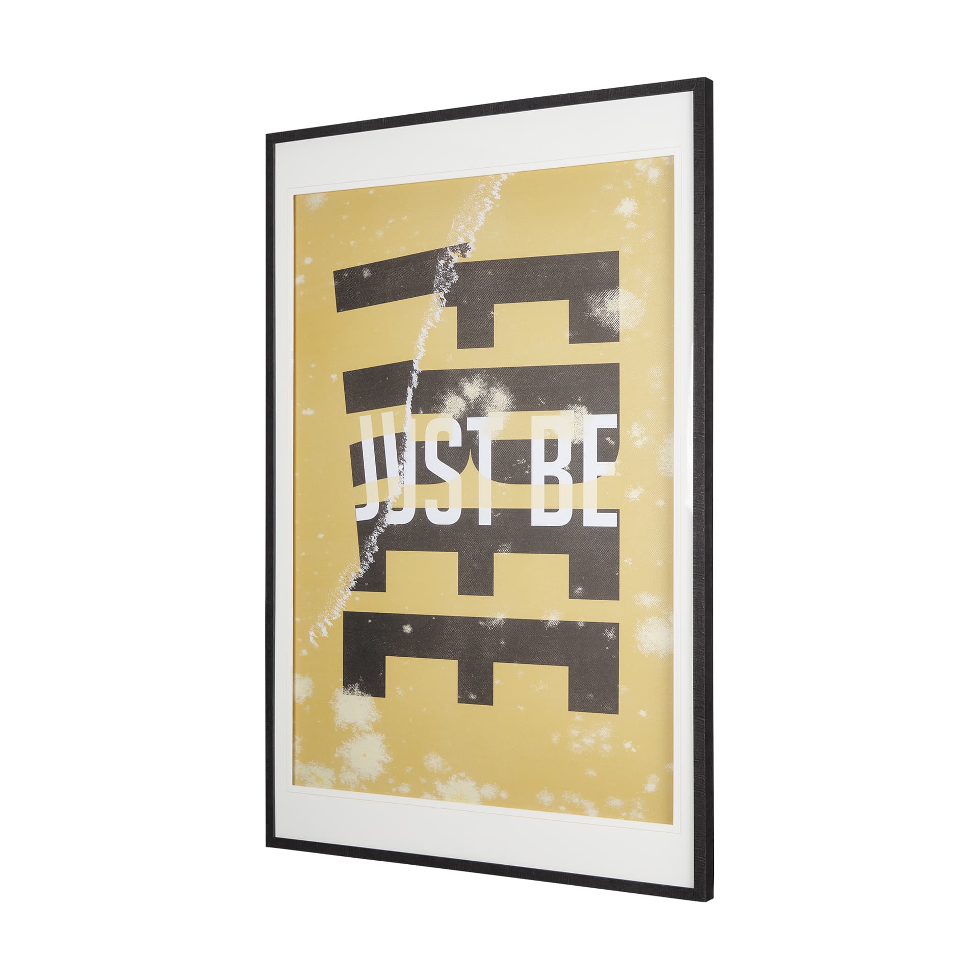 Just Be Free by Mercana Studio a Framed Art Print Matted under Glass — product photograph