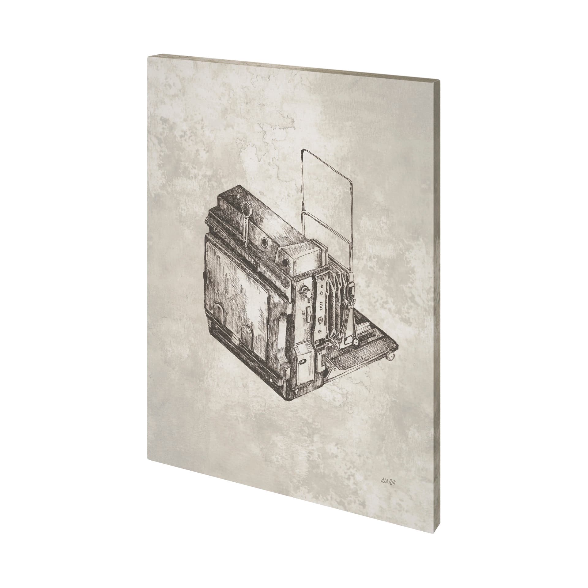 Pacemaker Bronze II by Mercana Studio a Hand Embellished Textured Canvas — product photograph