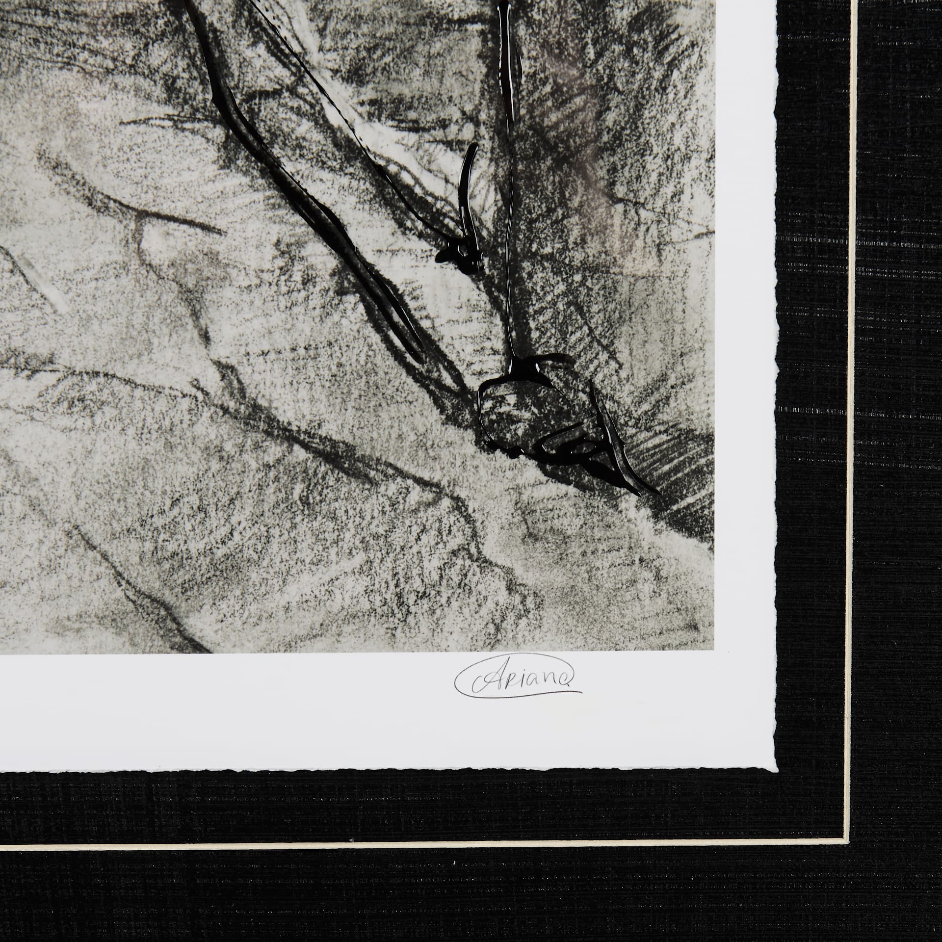 West coast chronicles II by Mercana Studio Hand Embellished Framed Art Print Matted under Glass — product photograph