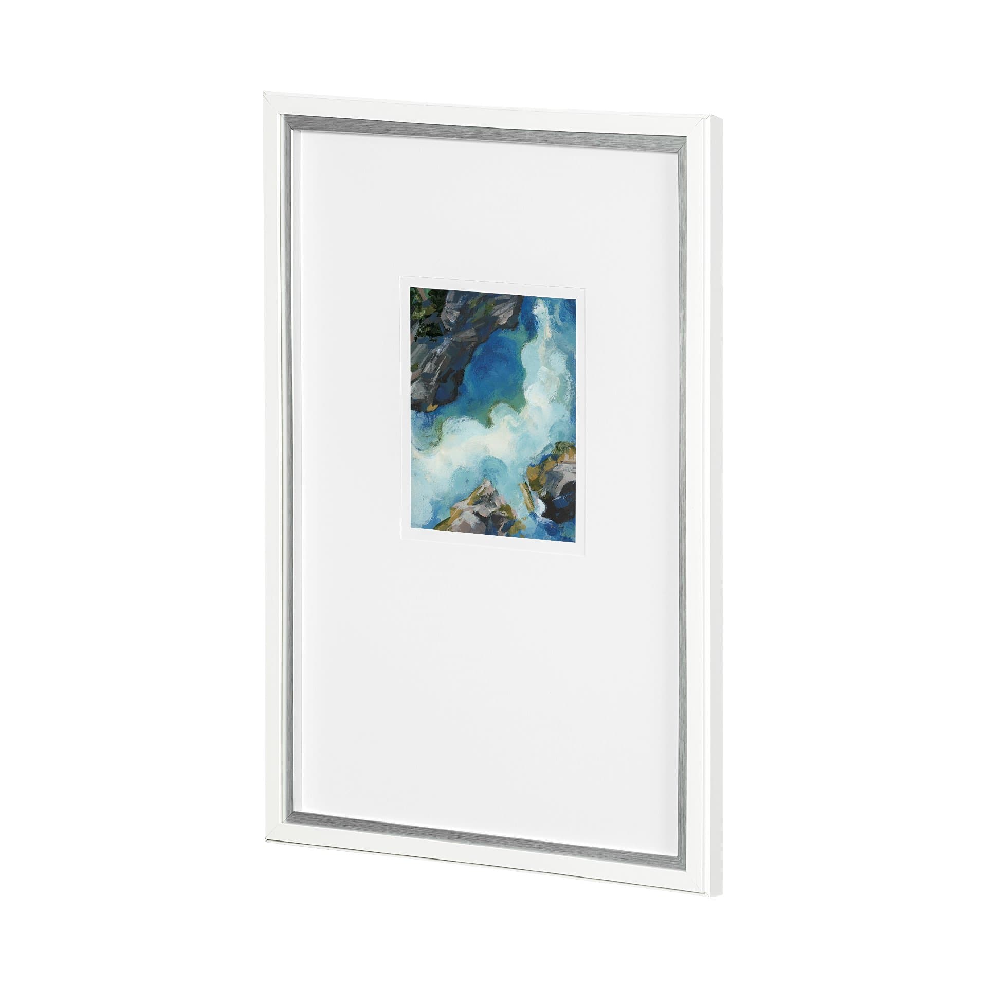 Aerial View II by Silvia Krause a Framed Art Print Matted under Glass — product photograph