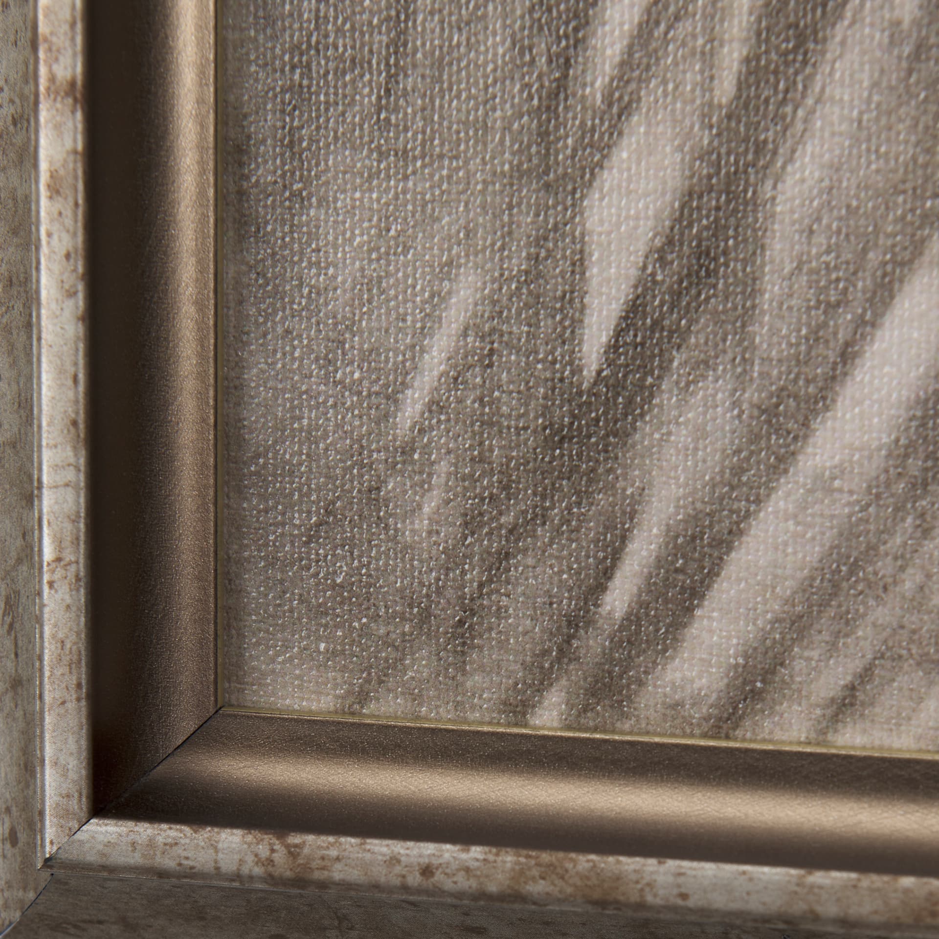Surf Fence by Mercana Studio a Hand Embellished Textured Framed Art Print — product photograph