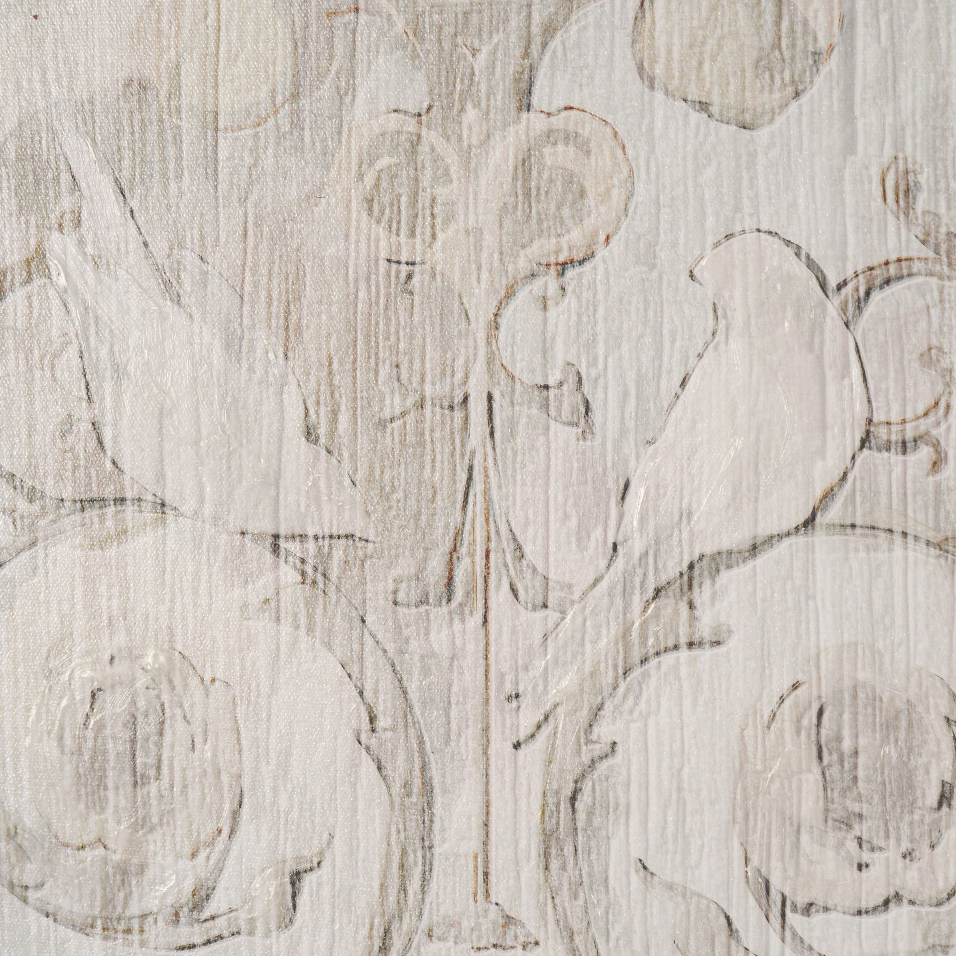 Panel Etching II by Mercana Studio a Hand Embellished Framed Art Print under Glass — product photograph