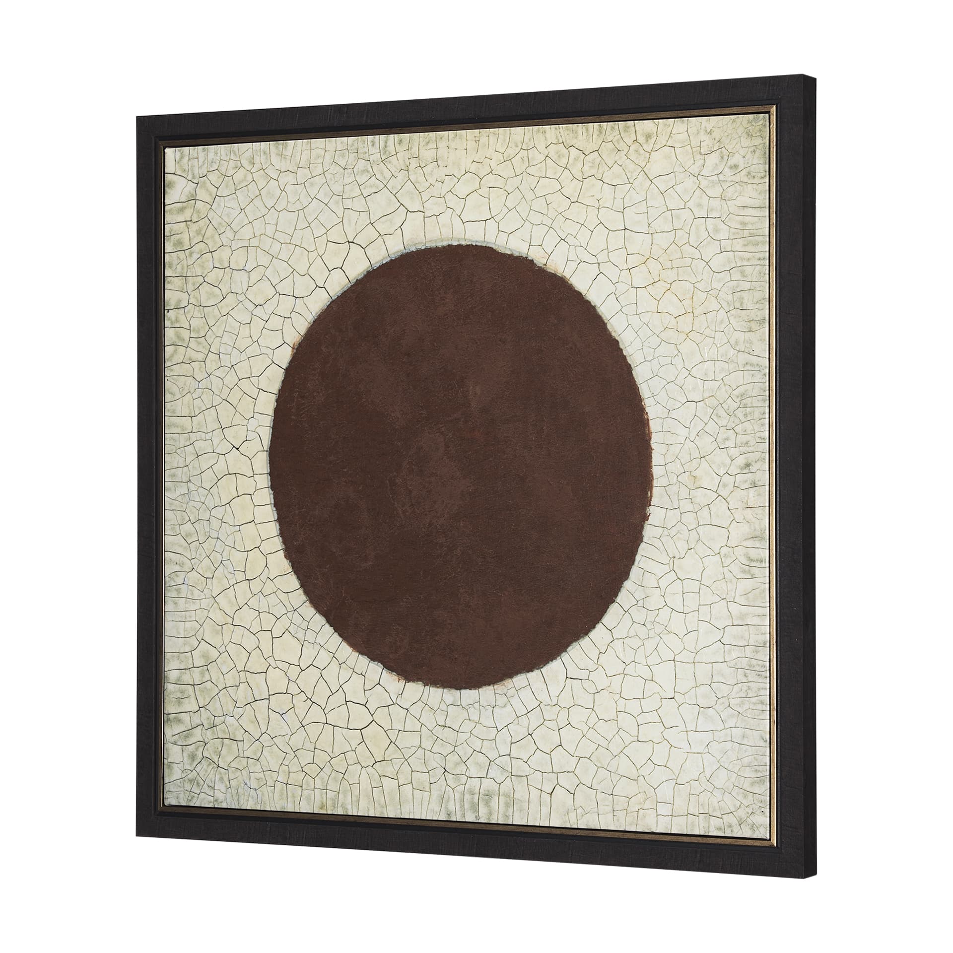 Red Sun by Mercana Studio a Hand Embellished Textured Framed Canvas — product photograph