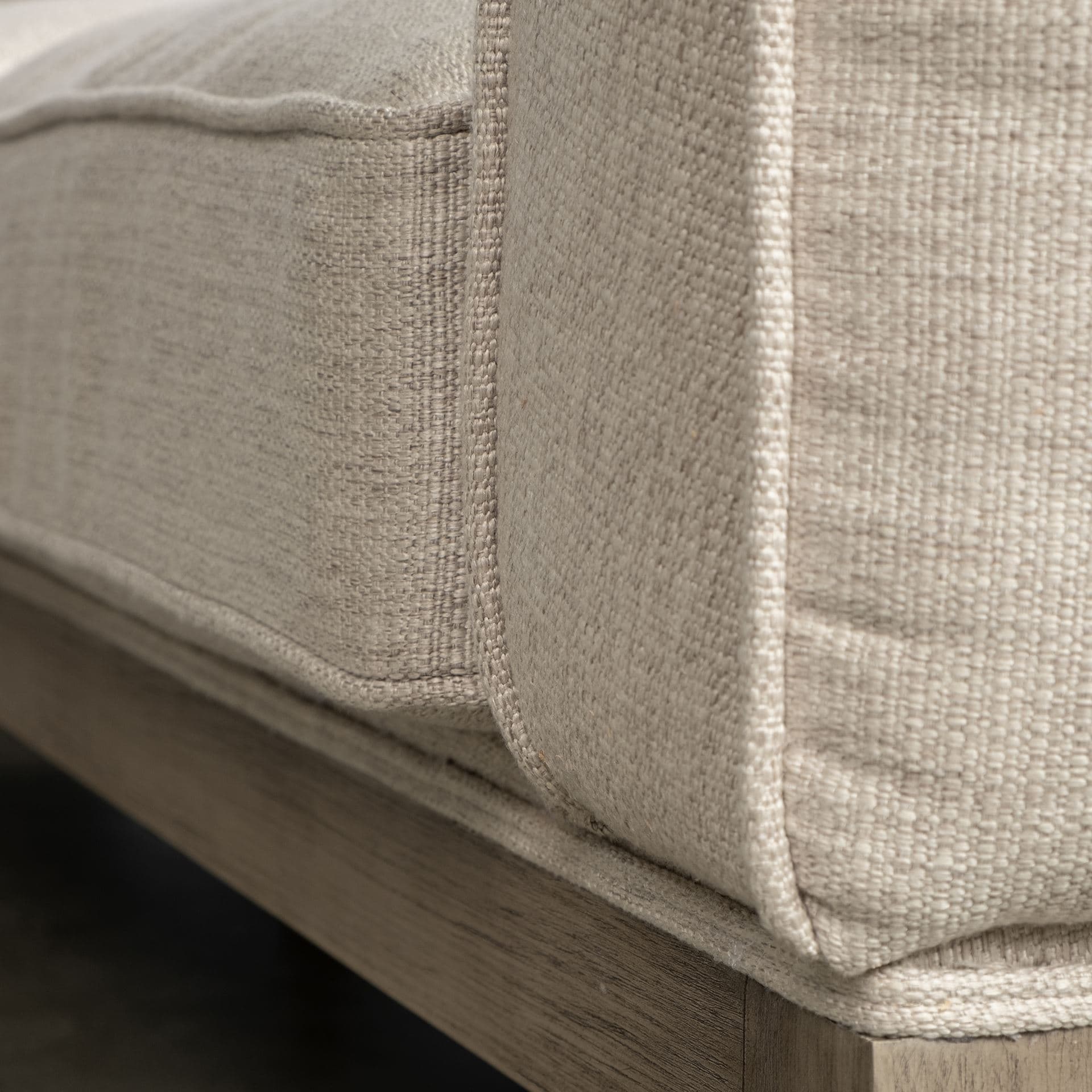 Denali IV 121" Beige Upholstered Wooden Frame Left Four Seater Sectional — product photograph