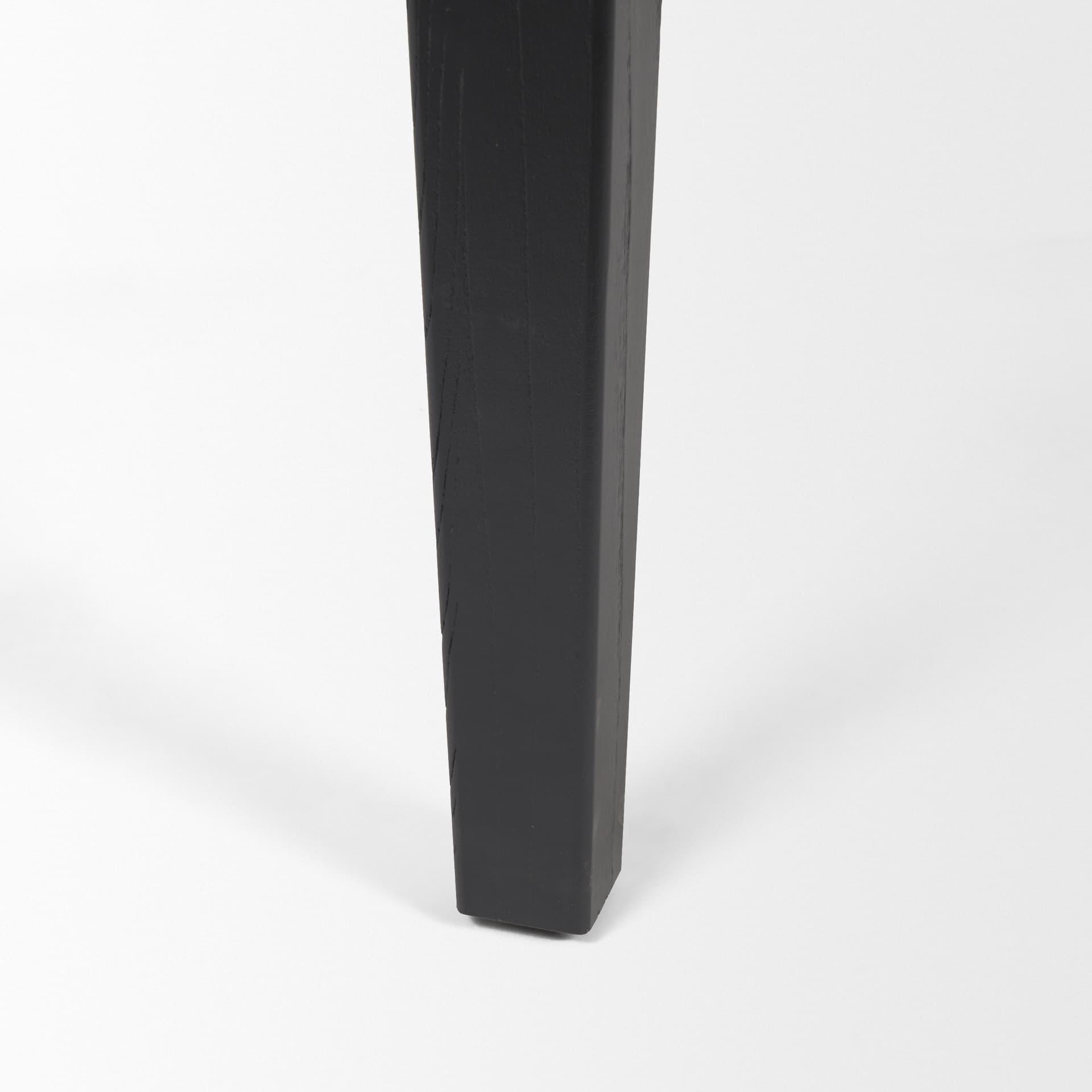 Teva 92"L x 39"W Rectangular Dining Table | Modern | Black Wood | Seats 8 — product photograph