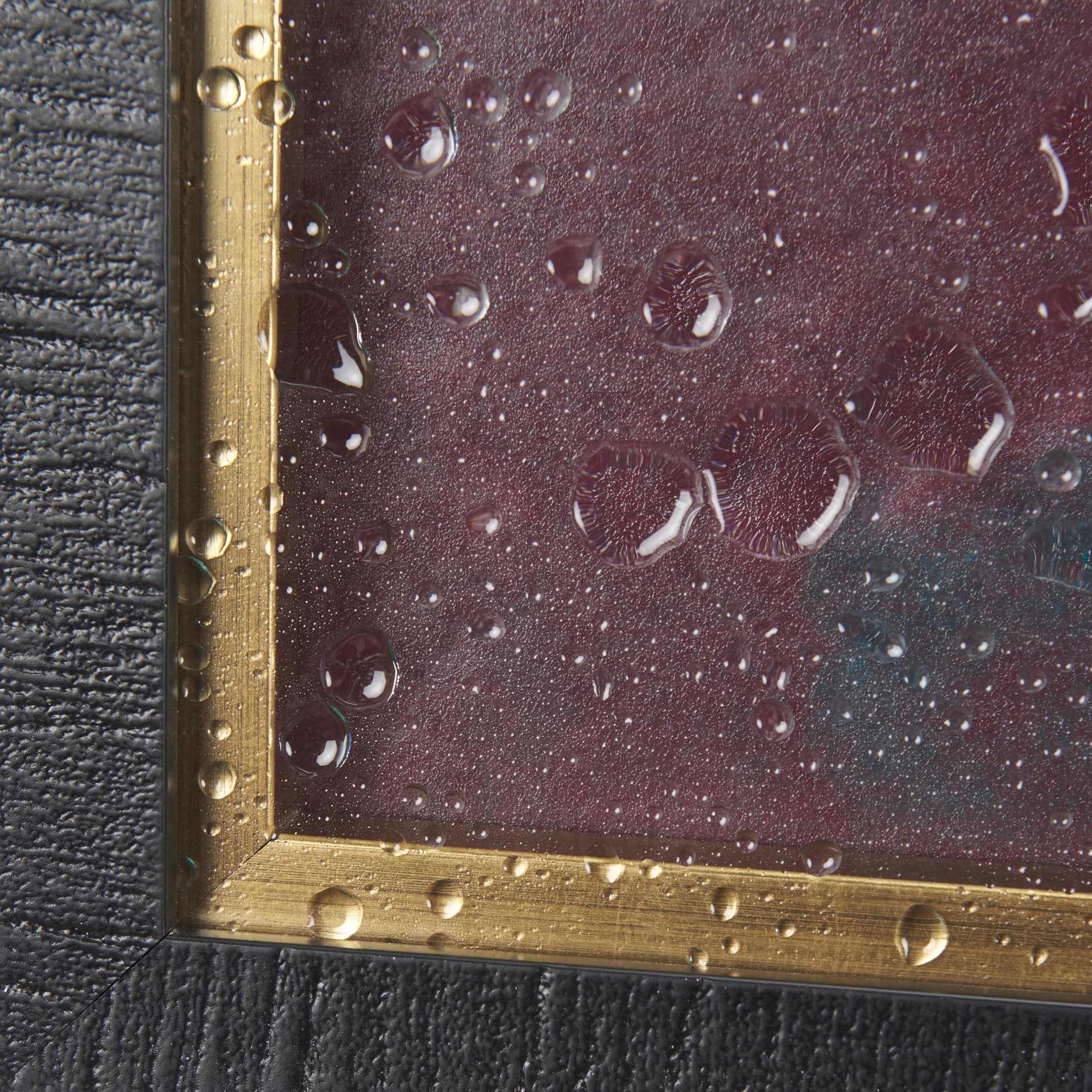 Largemouth Bass Turquoise by Mercana Studio a Hand Embellished Textured Framed Art Print — product photograph