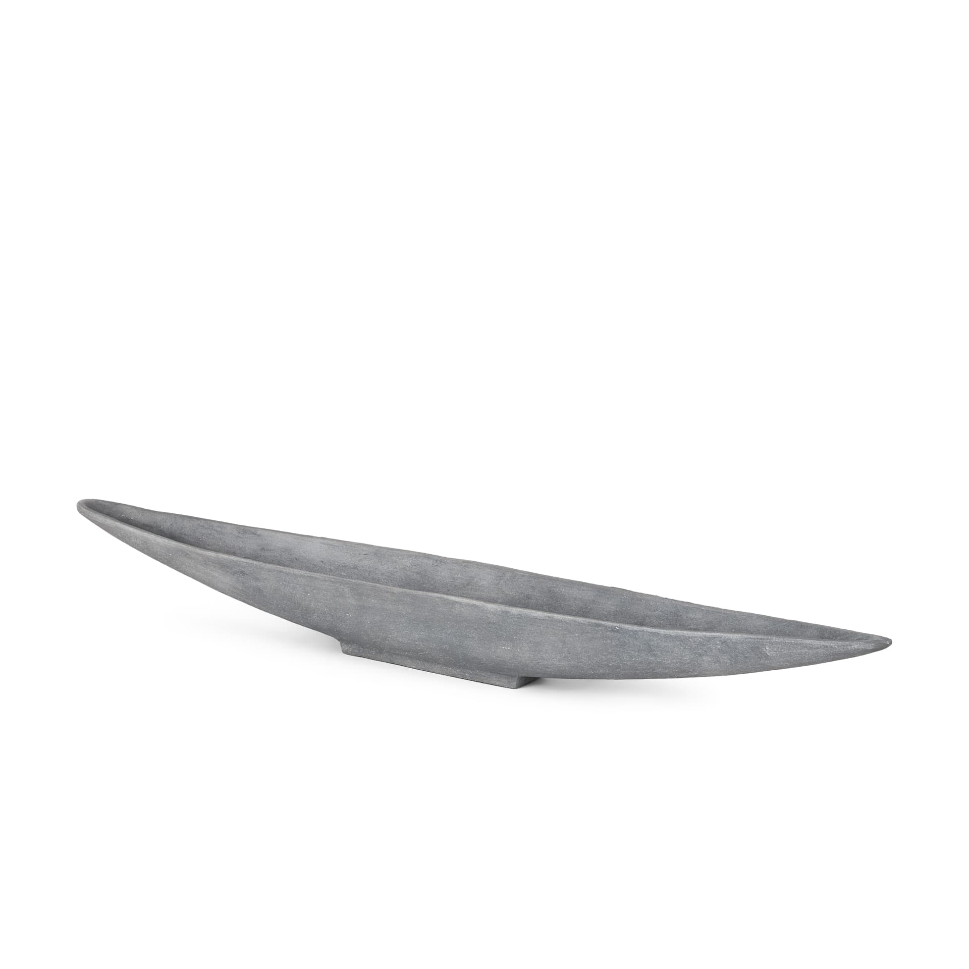 Piero Large Concrete Finished Metal Decorative Bowl — product photograph