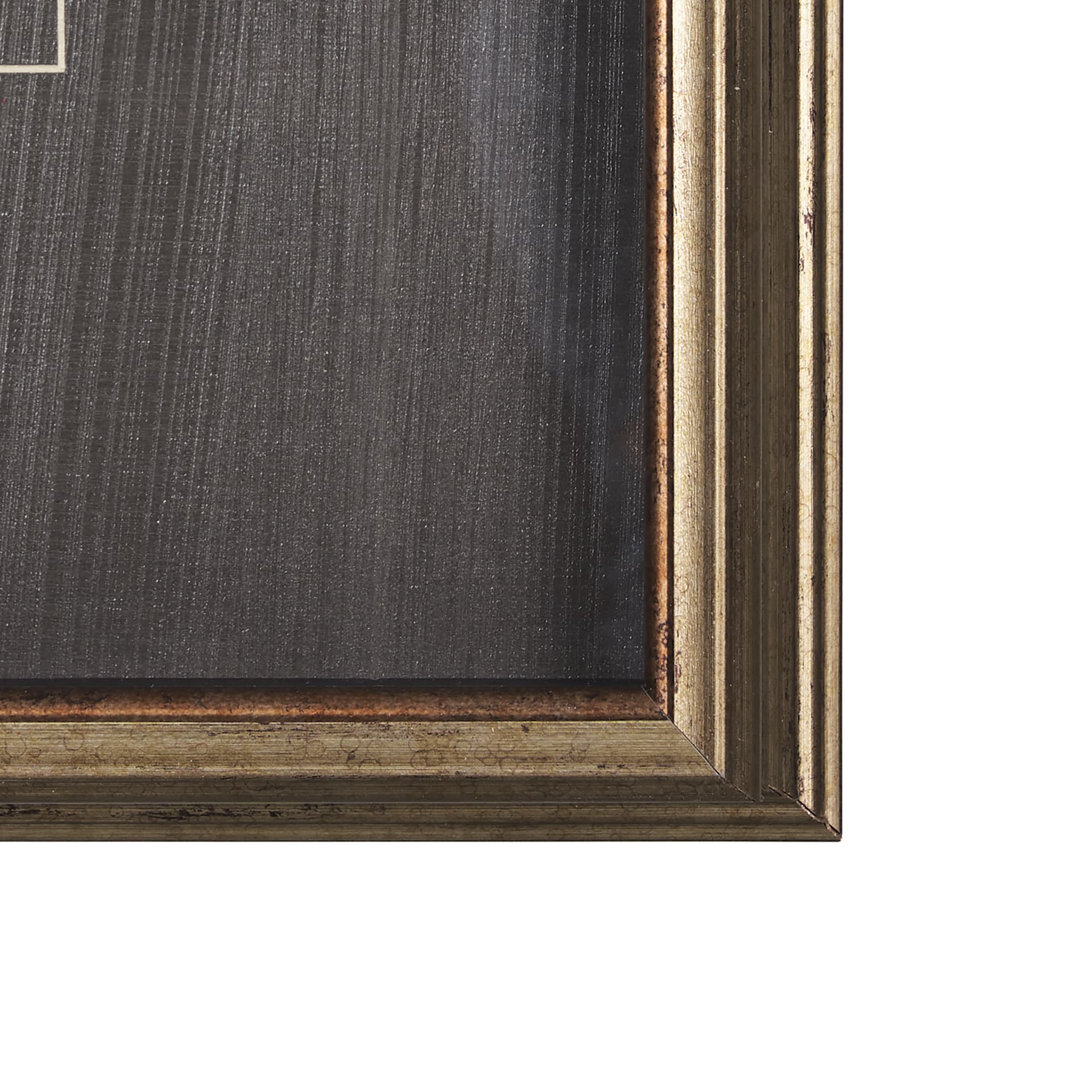 Antique Cow Chart by Mercana Studio a Framed Art Print Matted under Glass — product photograph