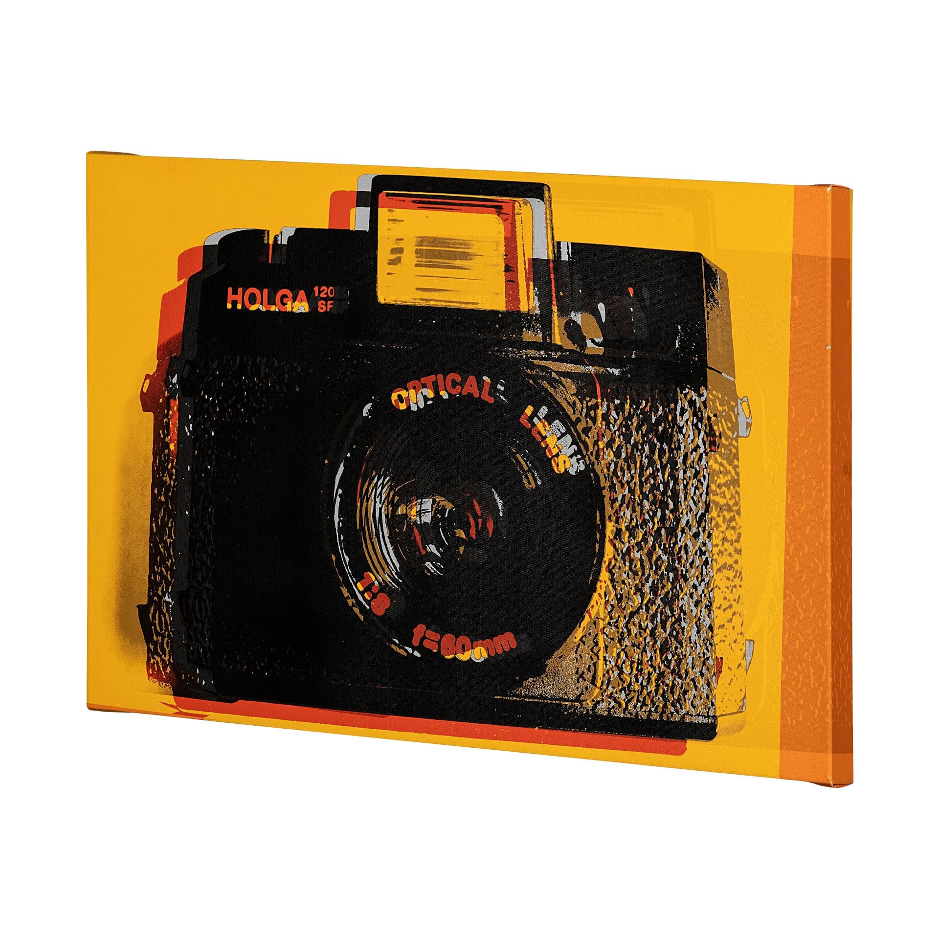 Holga Hue by Urban Octopus a Hand Embellished Textured Canvas — product photograph