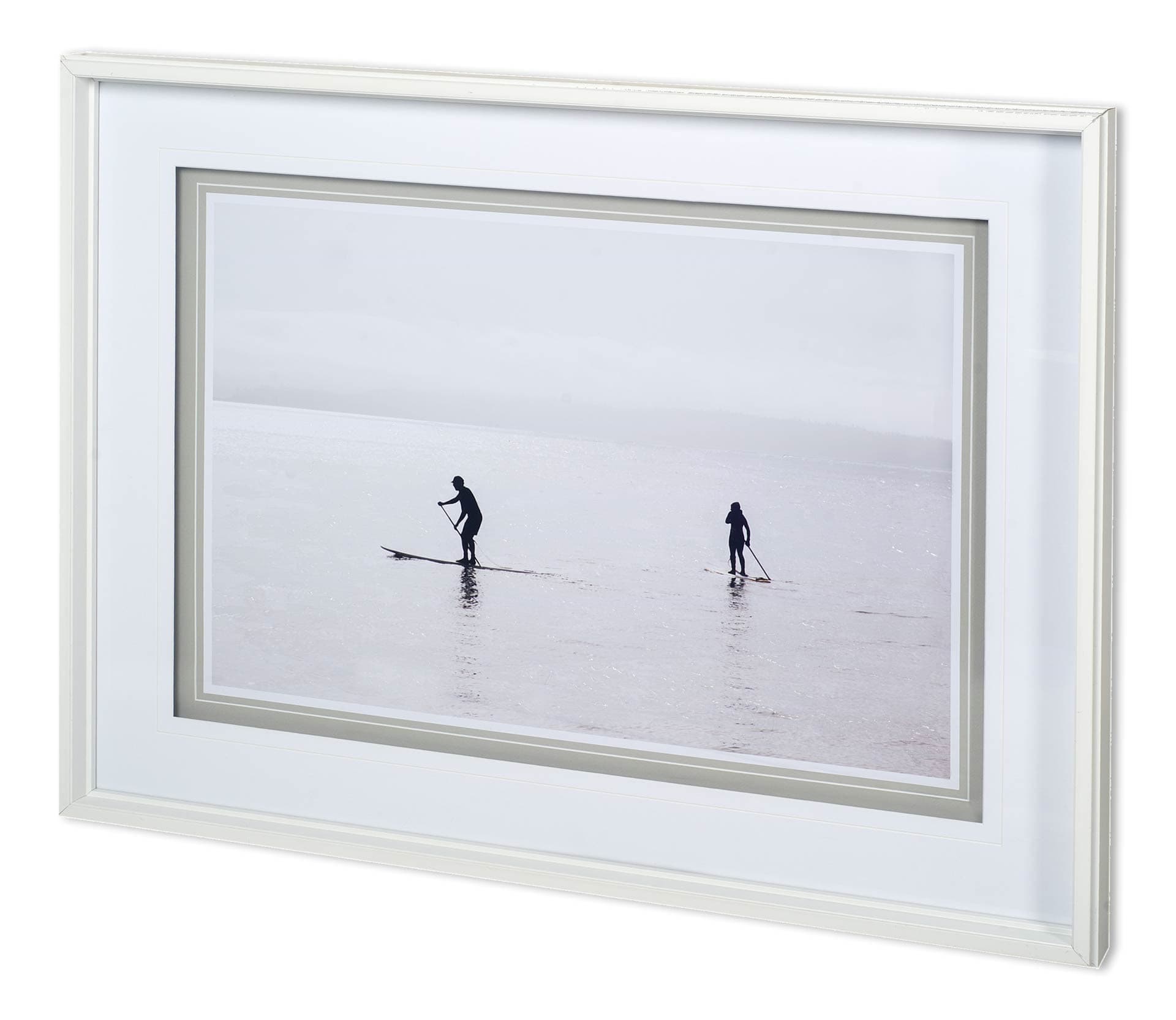 Upon the Void by Mercana Studio a Hand Embellished Textured Framed Photo Art Print Matted under Glas — product photograph