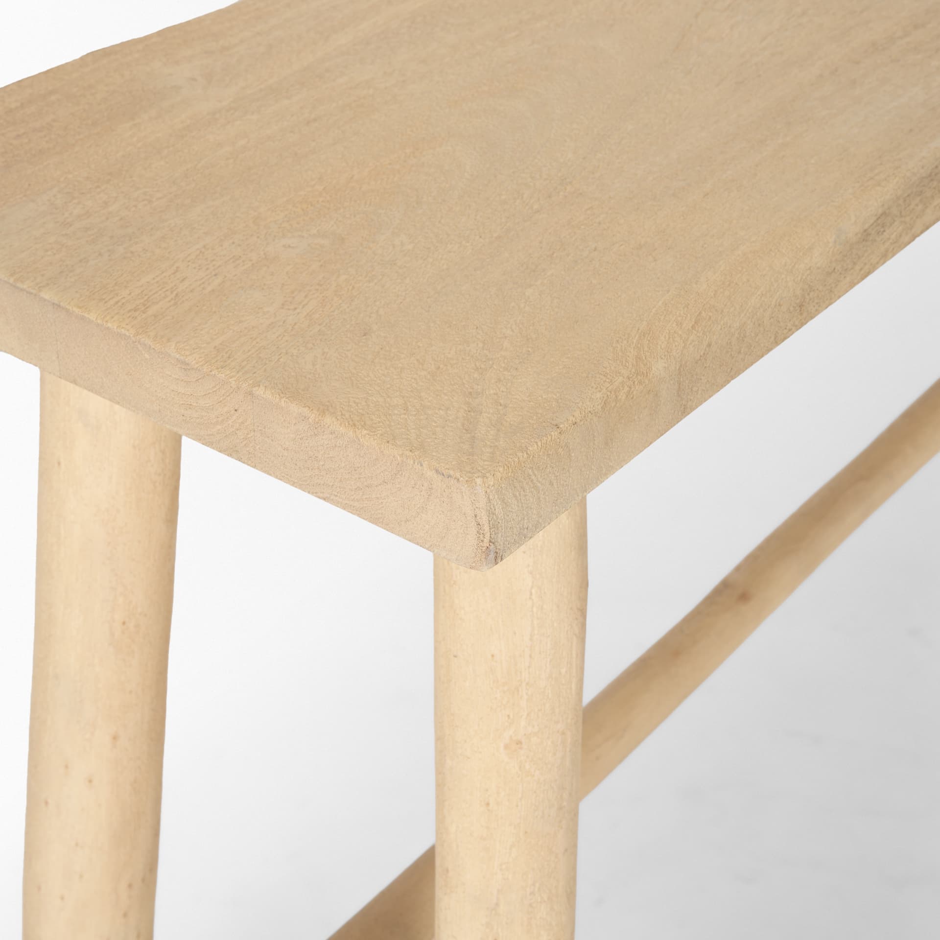 Sekou Light Brown Wooden Craftsman Console Table — product photograph