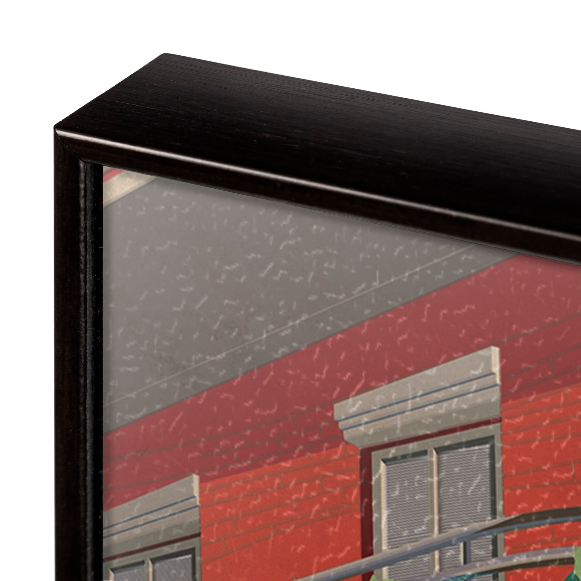 Louisiana Go USA (SM) by Mercana Studio a Hand Embellished Decograph Framed Art Print — product photograph