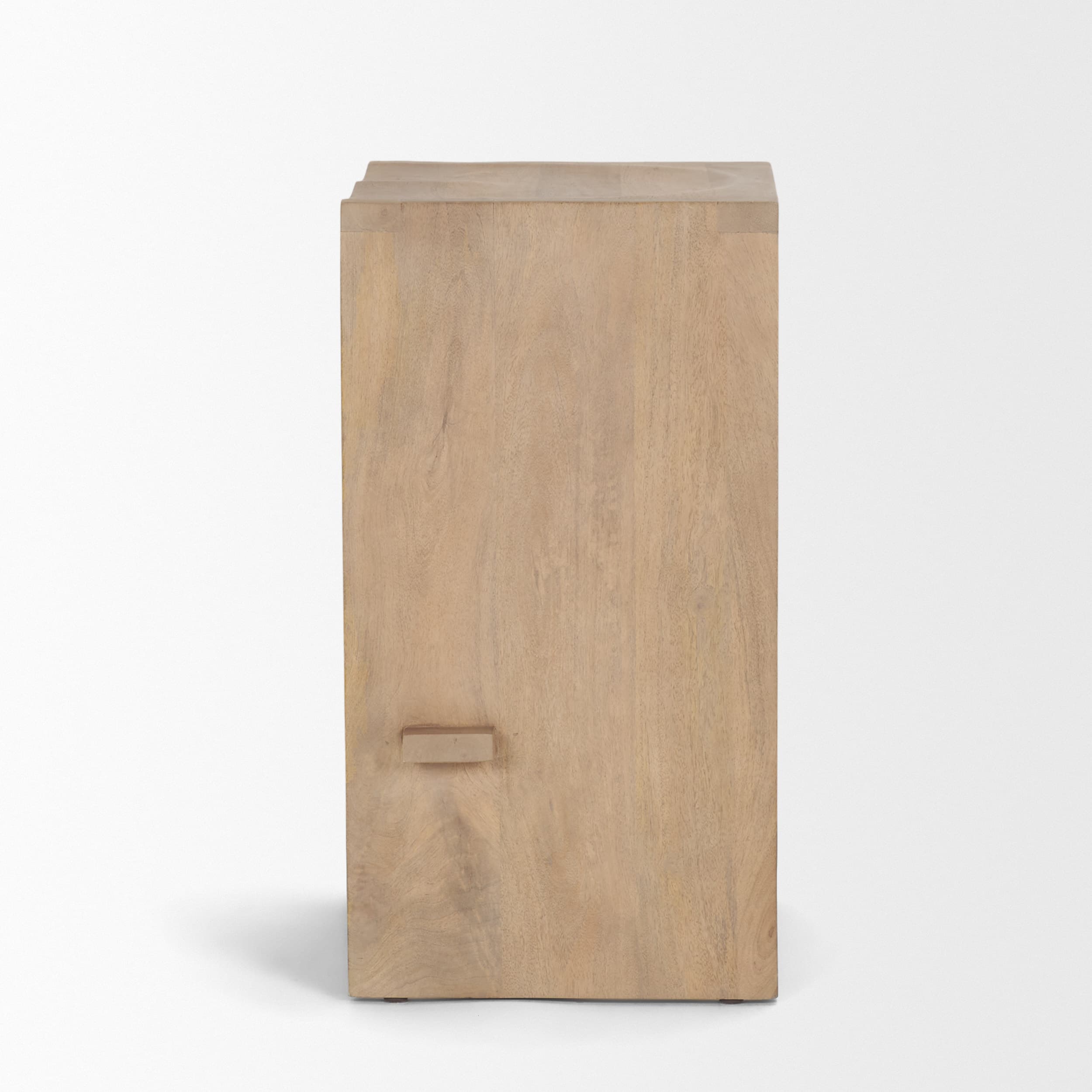 Aida Backless 26in Seat Counter Stool | Light Brown — product photograph