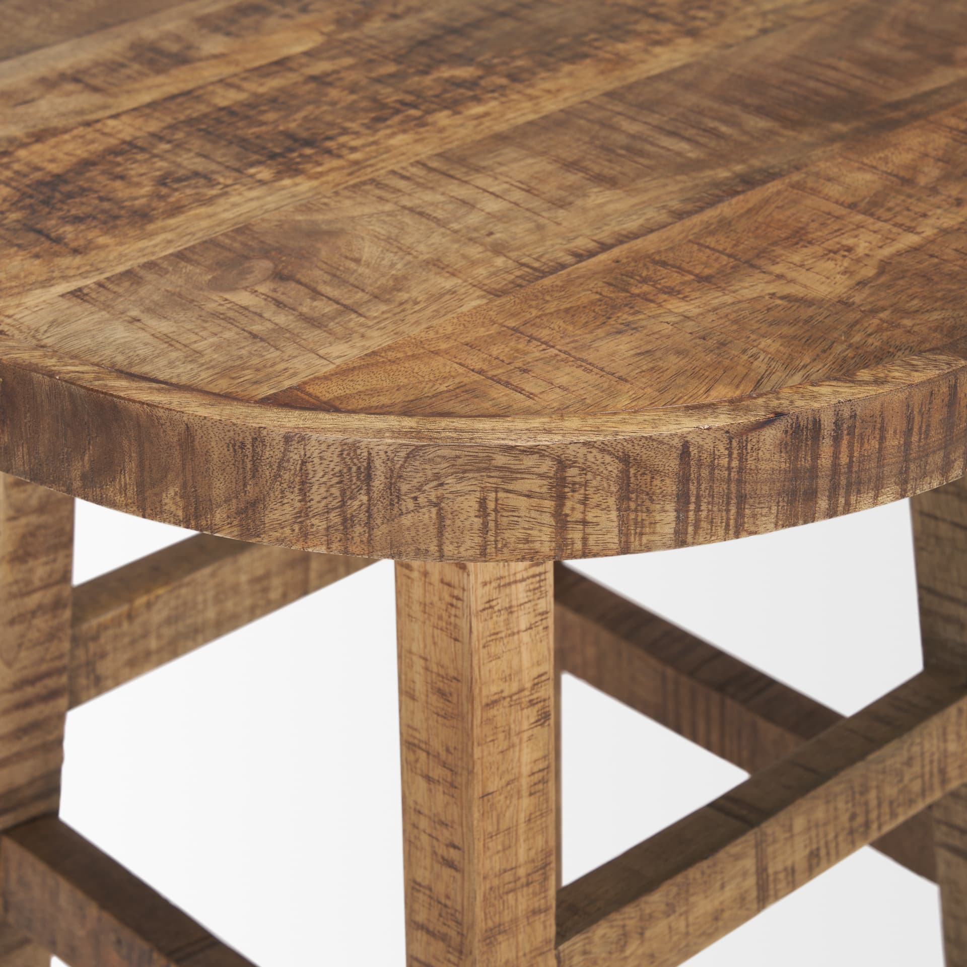 Rosie Small Brown Wood End Table — product photograph